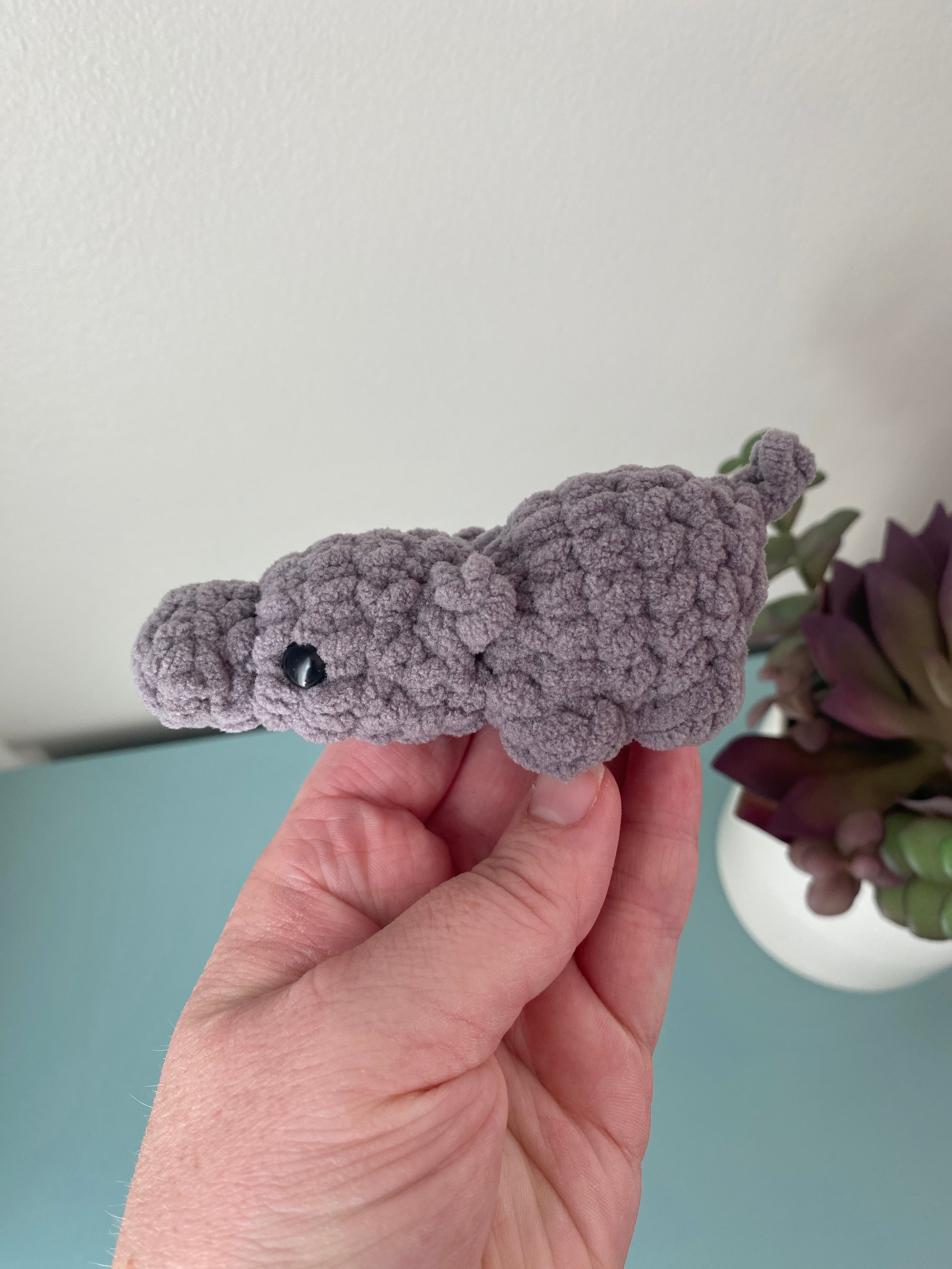 Hippo Keychain