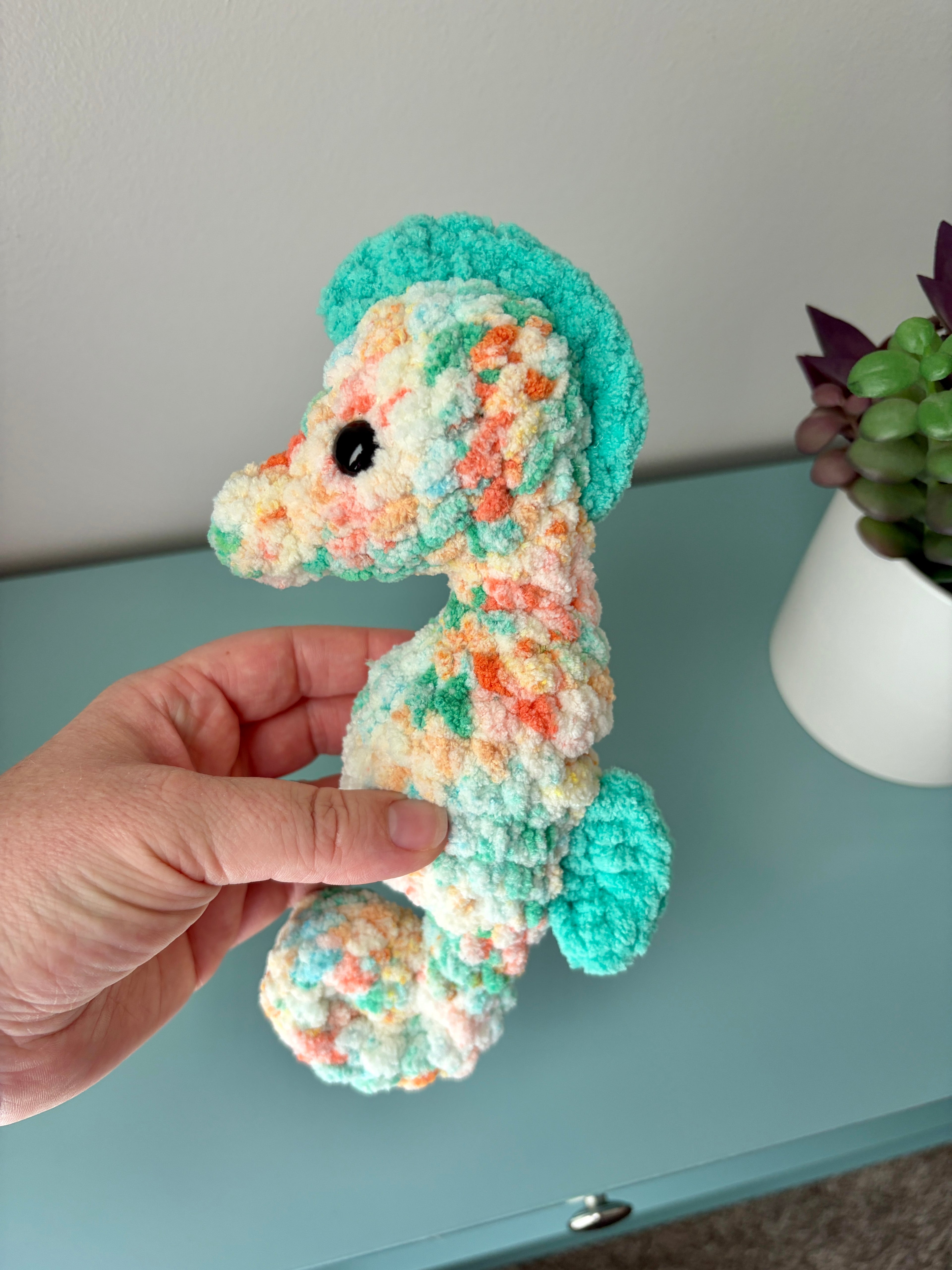 Seahorse Finger Puppet