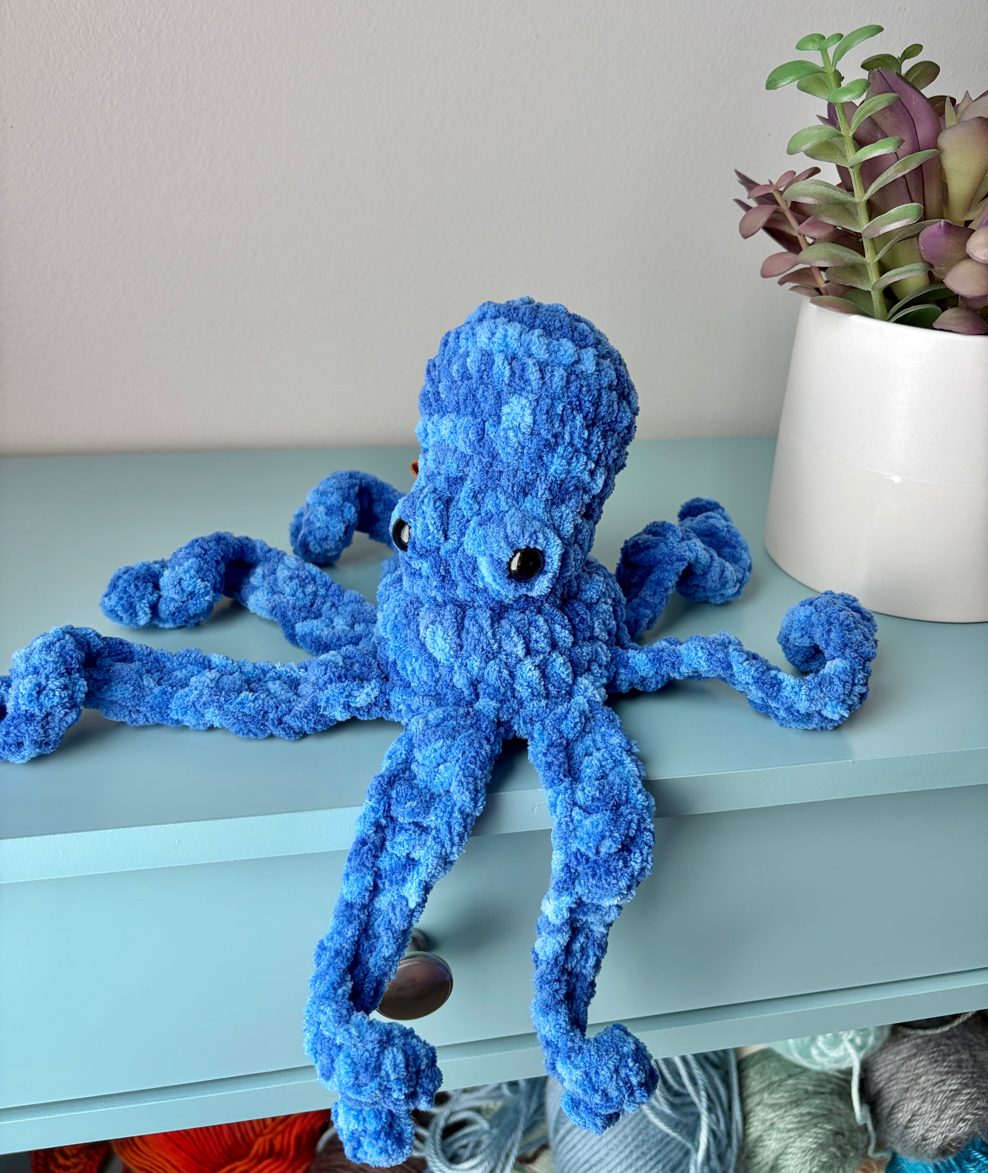Drift the Octopus Finger Puppet