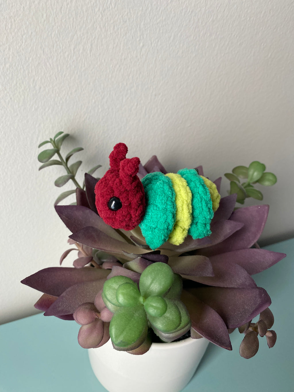 Caterpillar Keychain