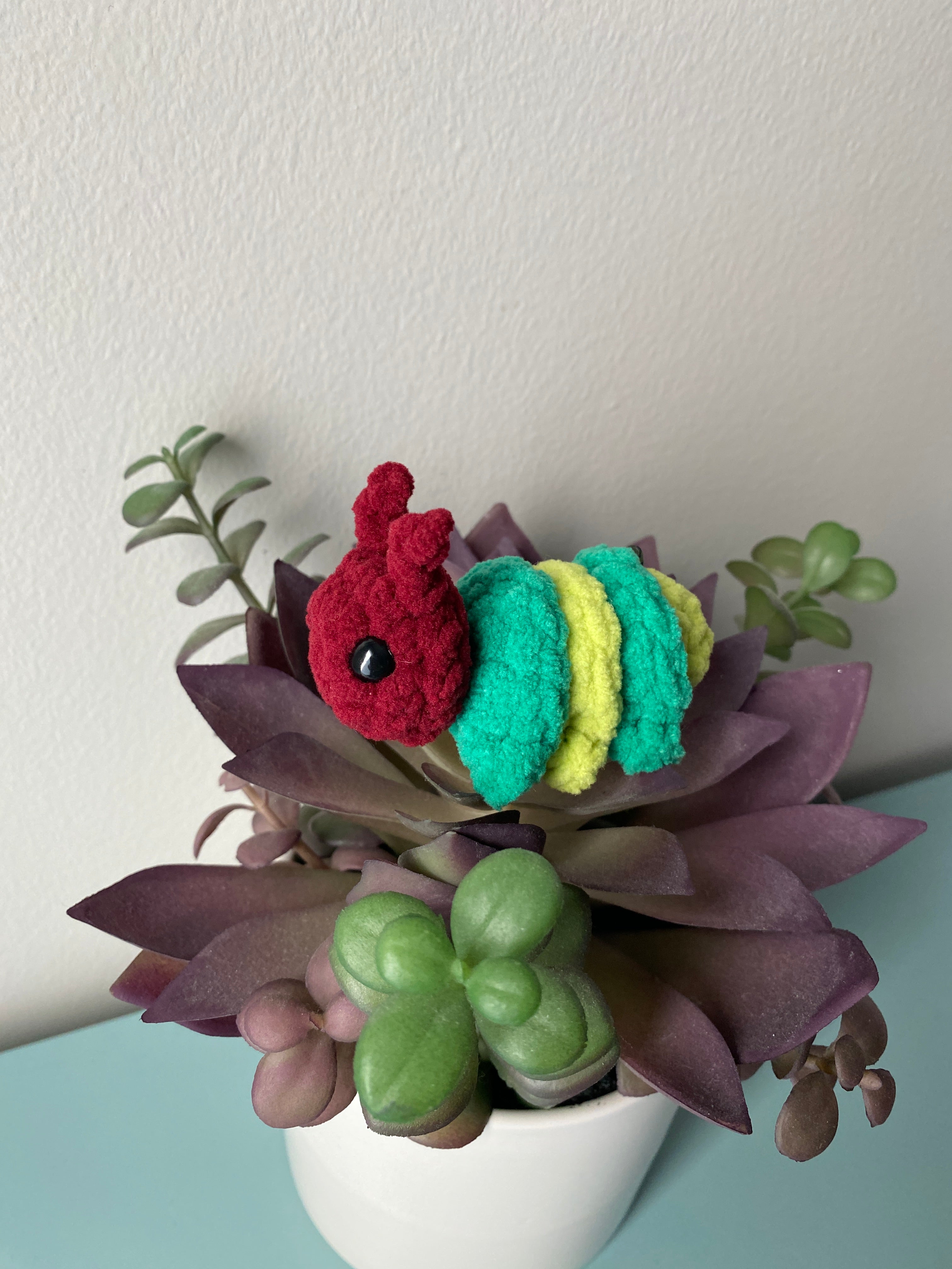 Caterpillar Keychain