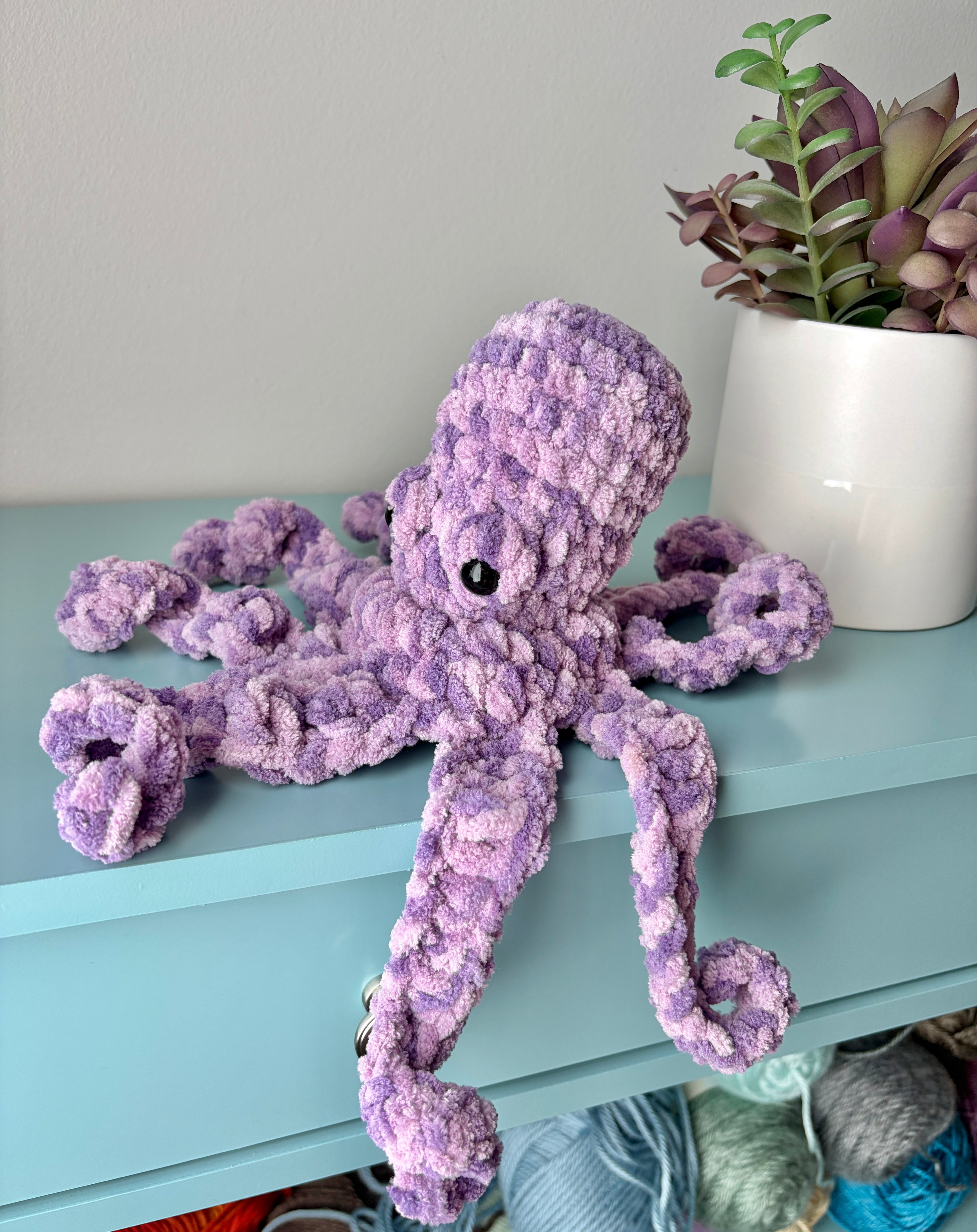 Drift the Octopus Finger Puppet