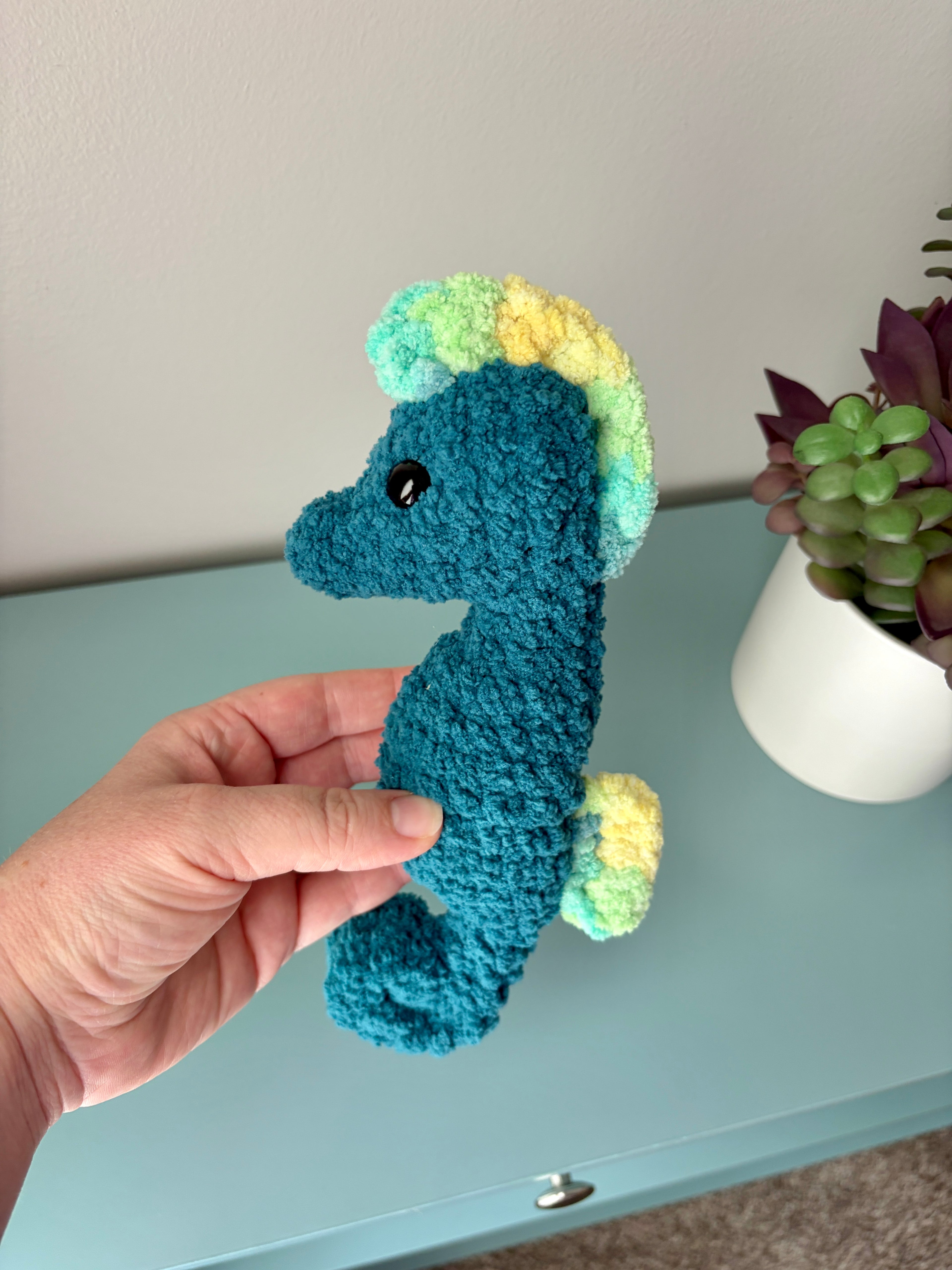 Seahorse Finger Puppet