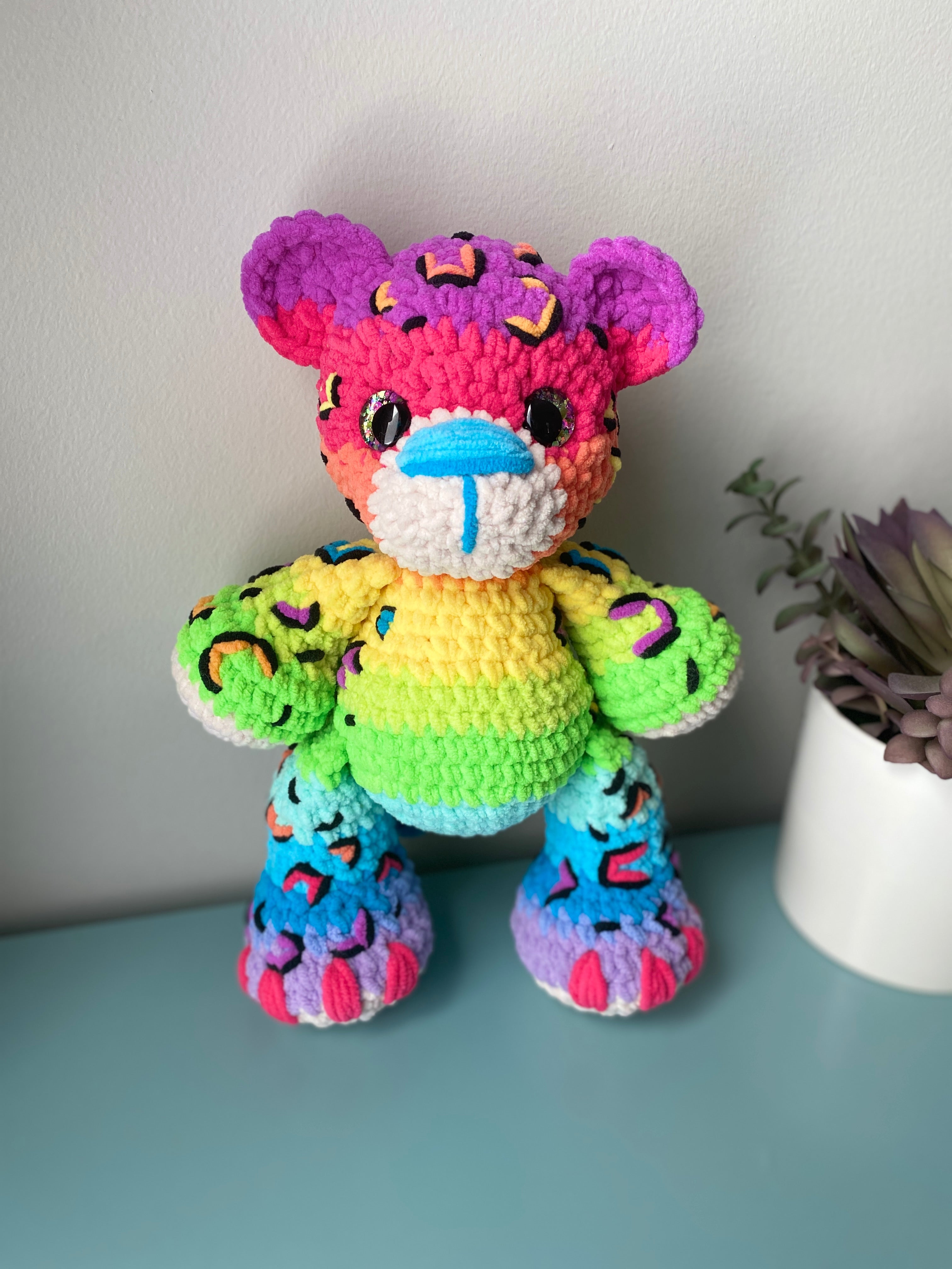 Charlie Girl the Rainbow Cheetah