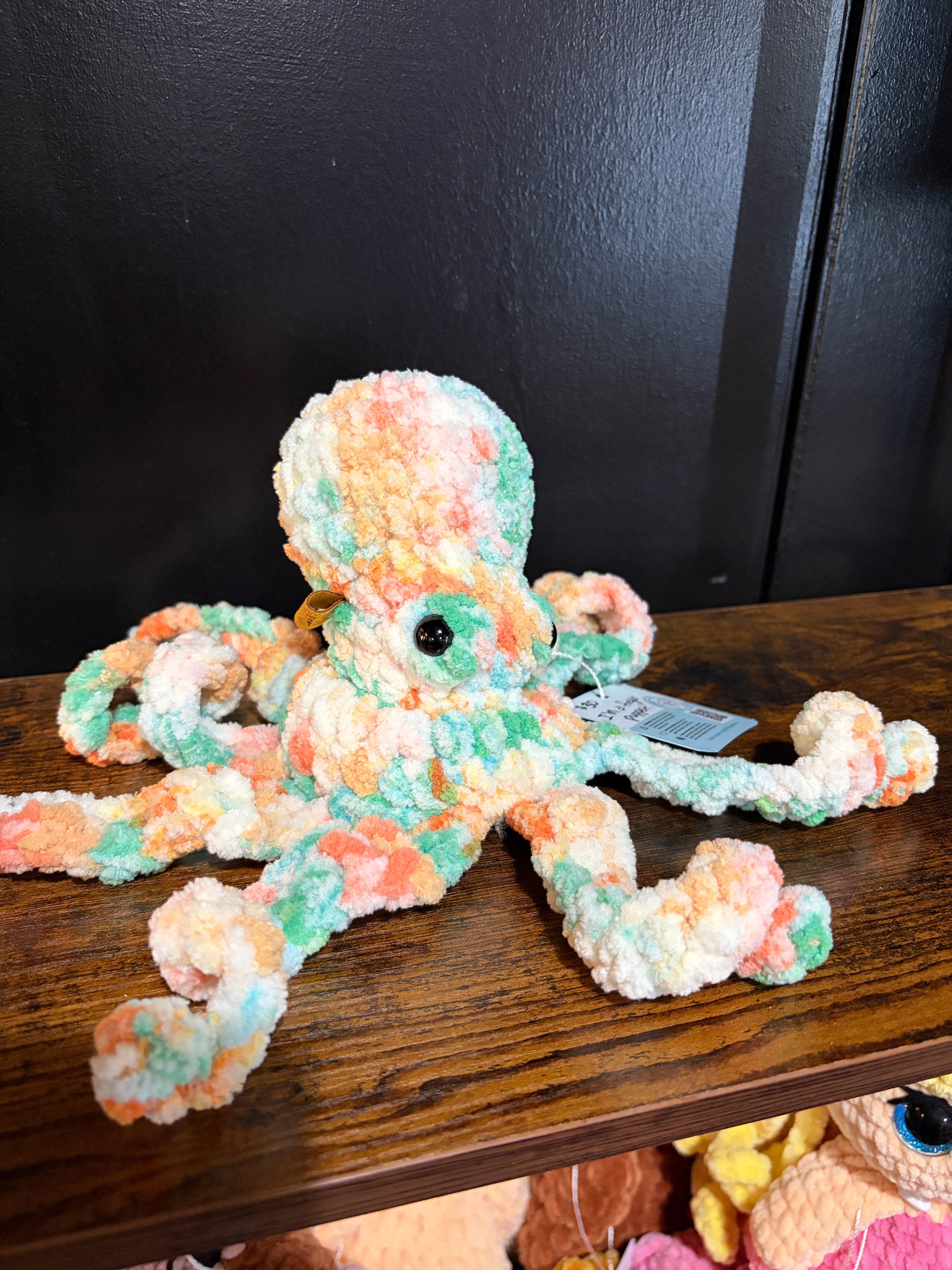 Drift the Octopus Finger Puppet