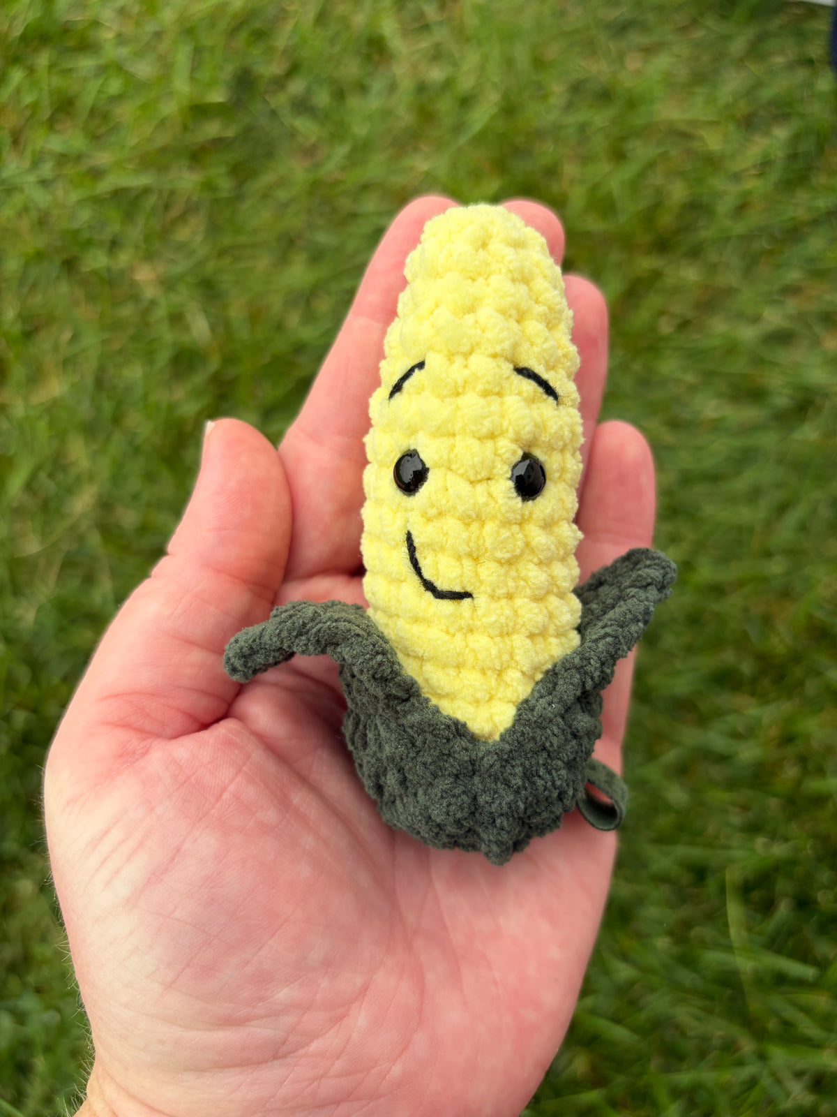 Corncob keychain