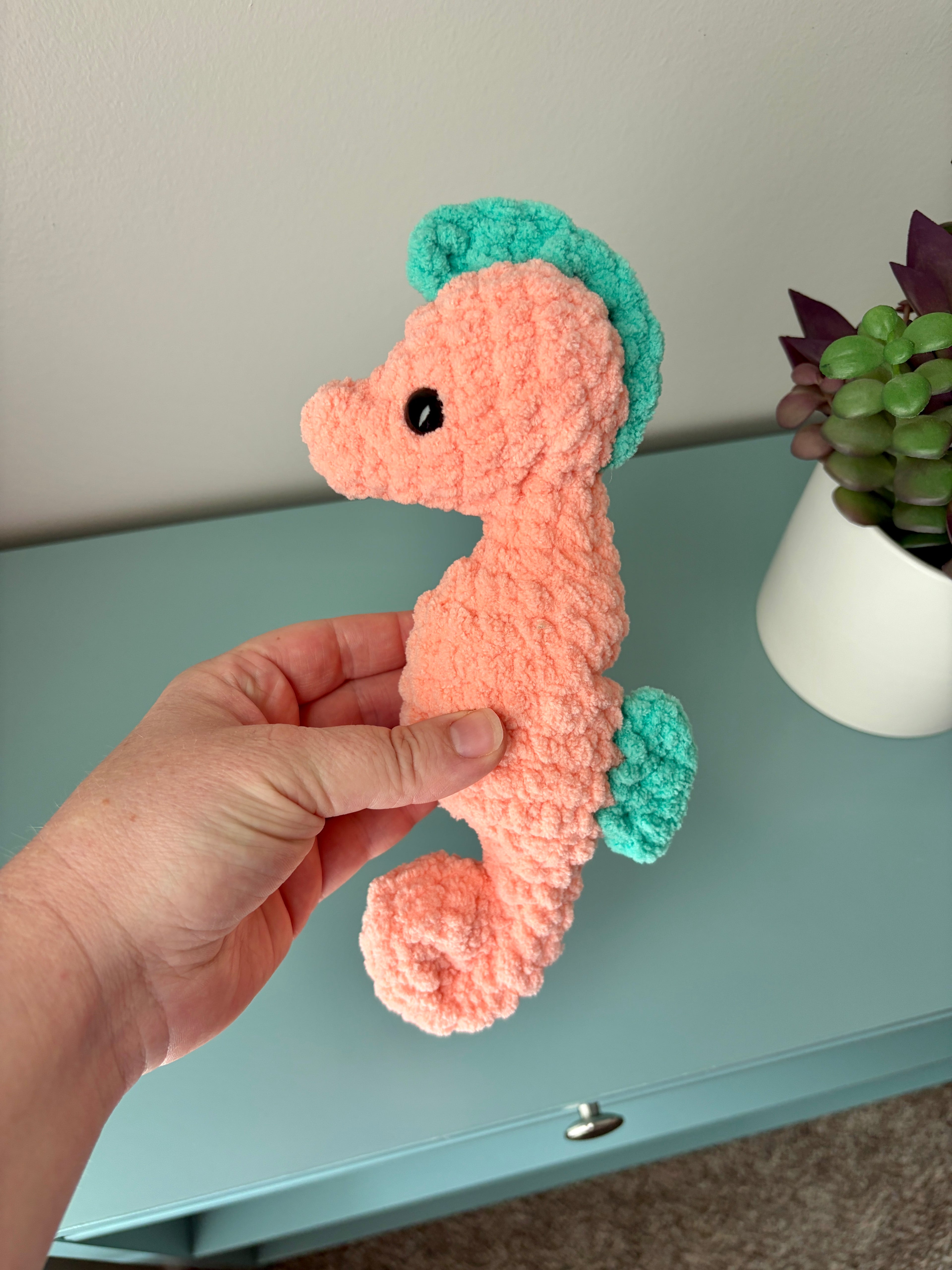 Seahorse Finger Puppet
