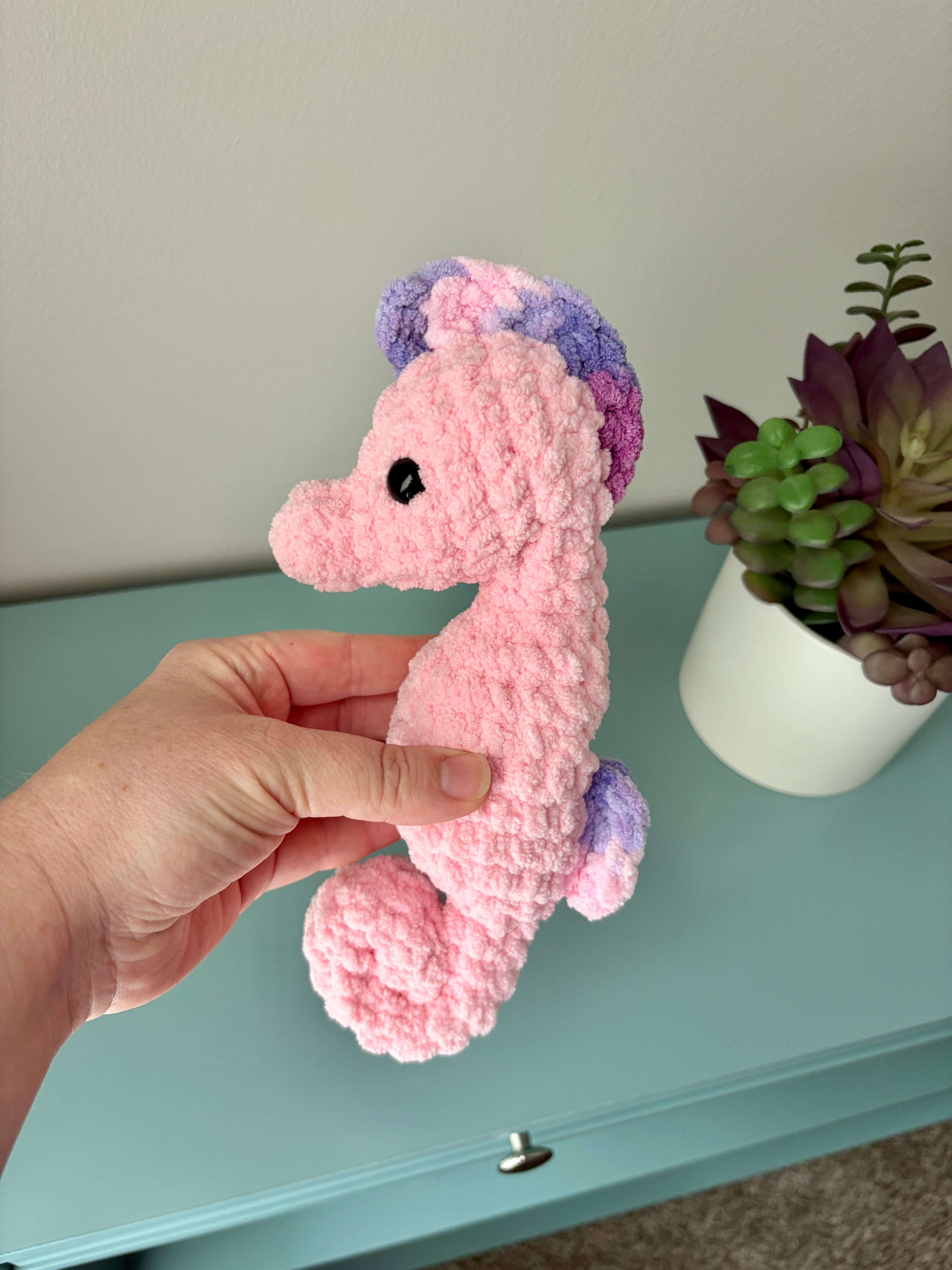 Seahorse Finger Puppet