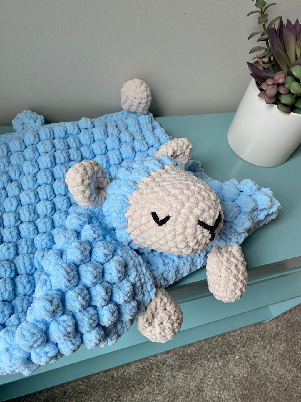 Lamb Baby Blanket
