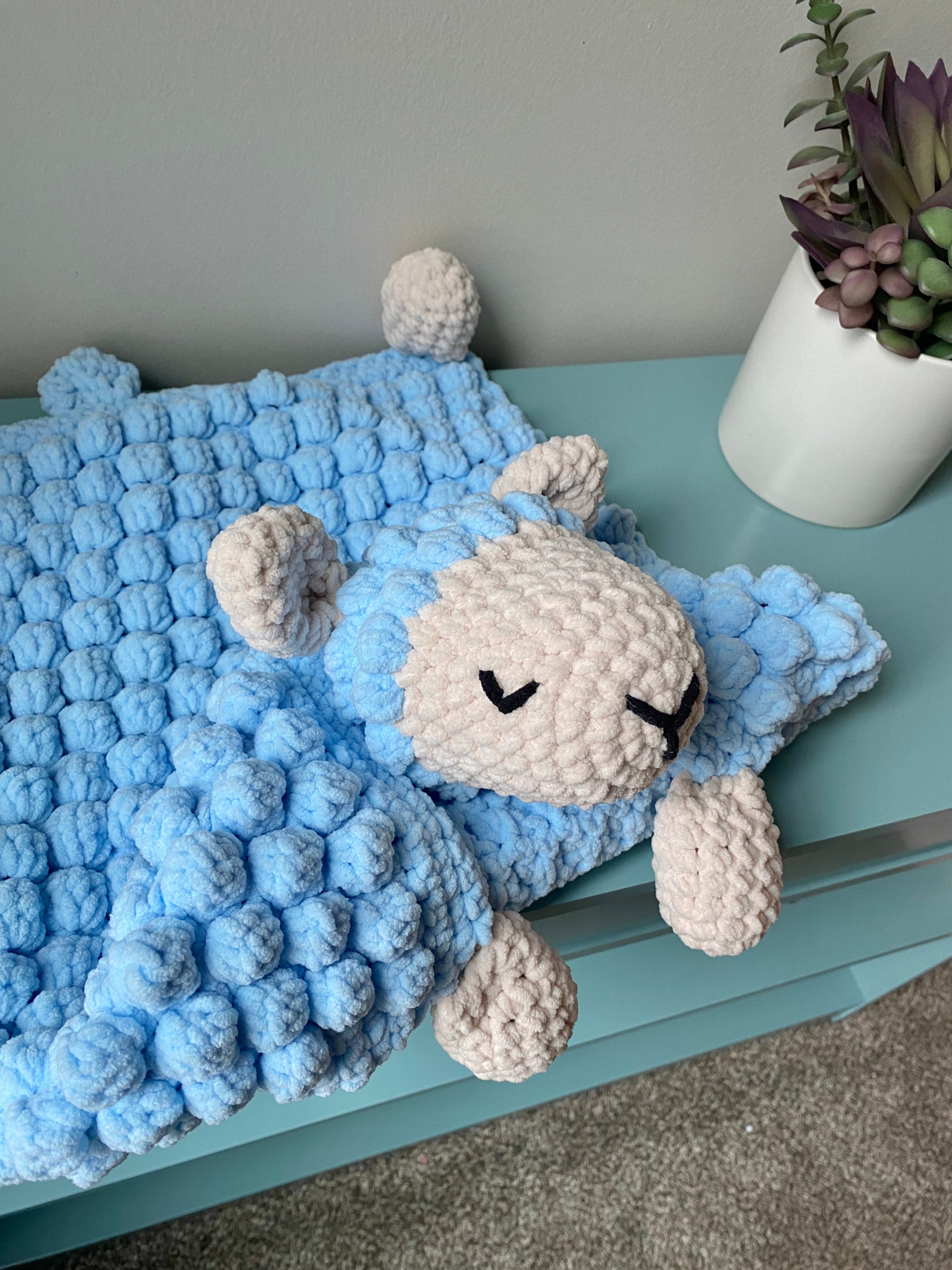 Lamb Baby Blanket