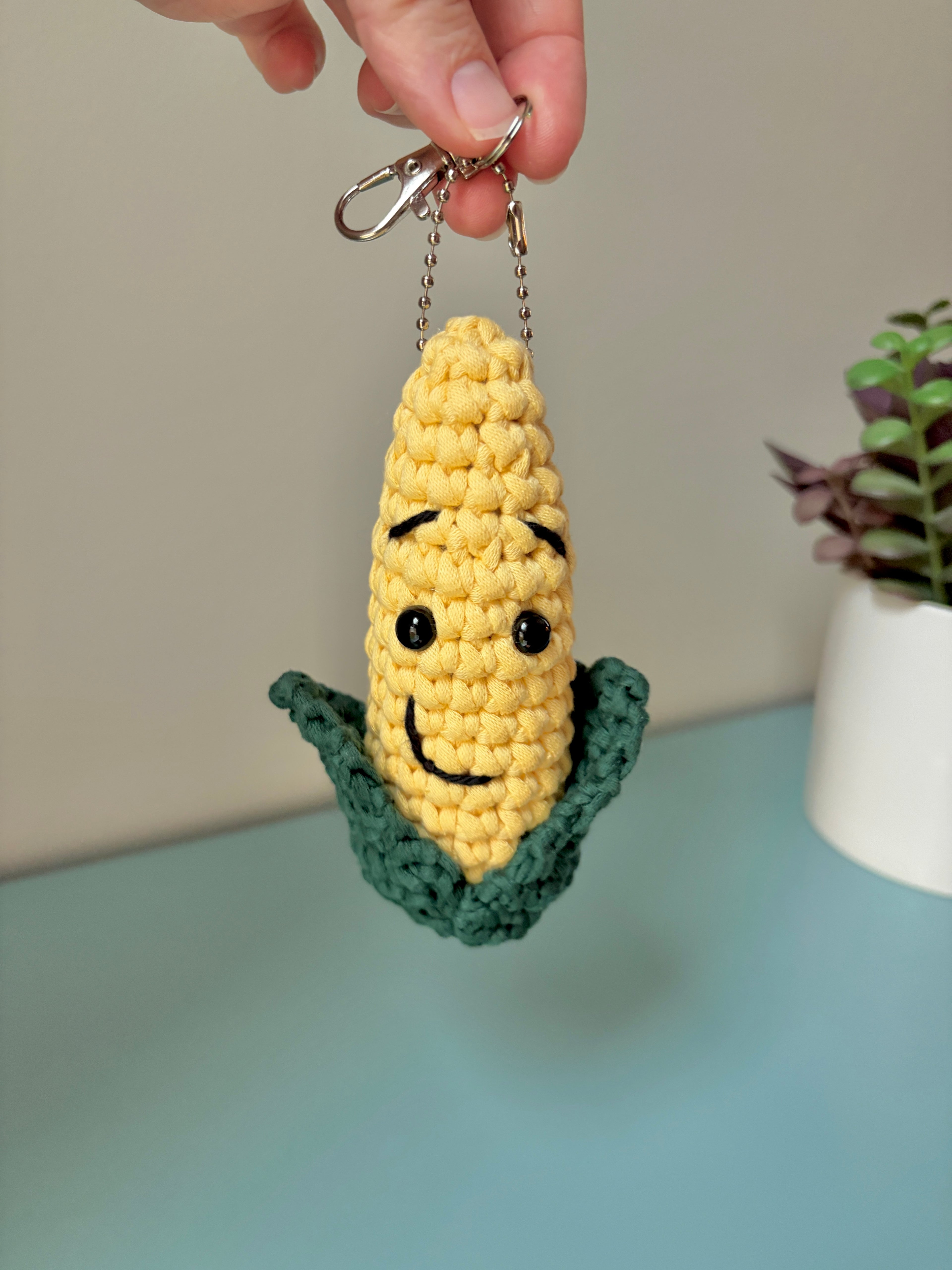 Crochet Your Own - Corncob Keychain