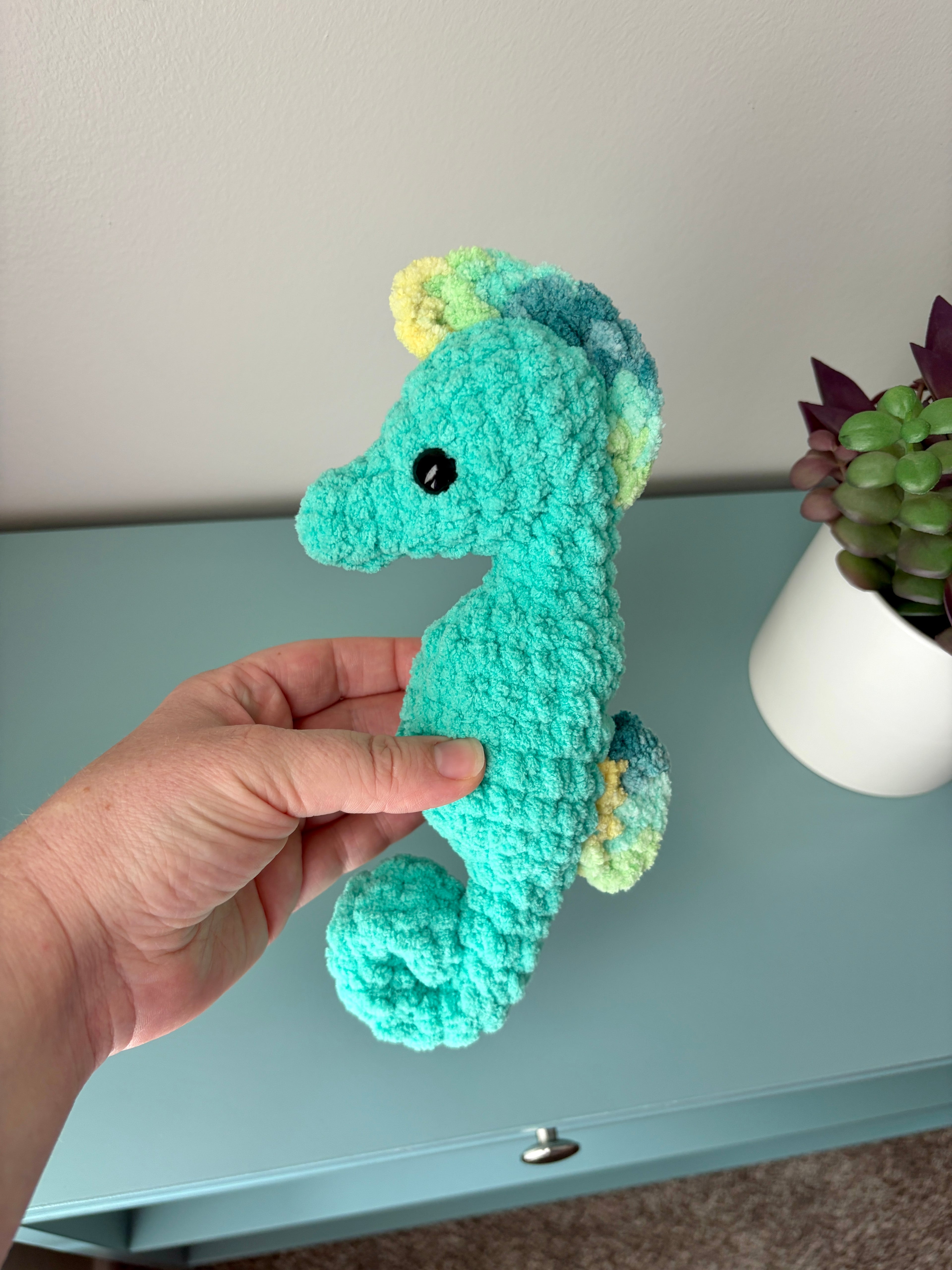Seahorse Finger Puppet