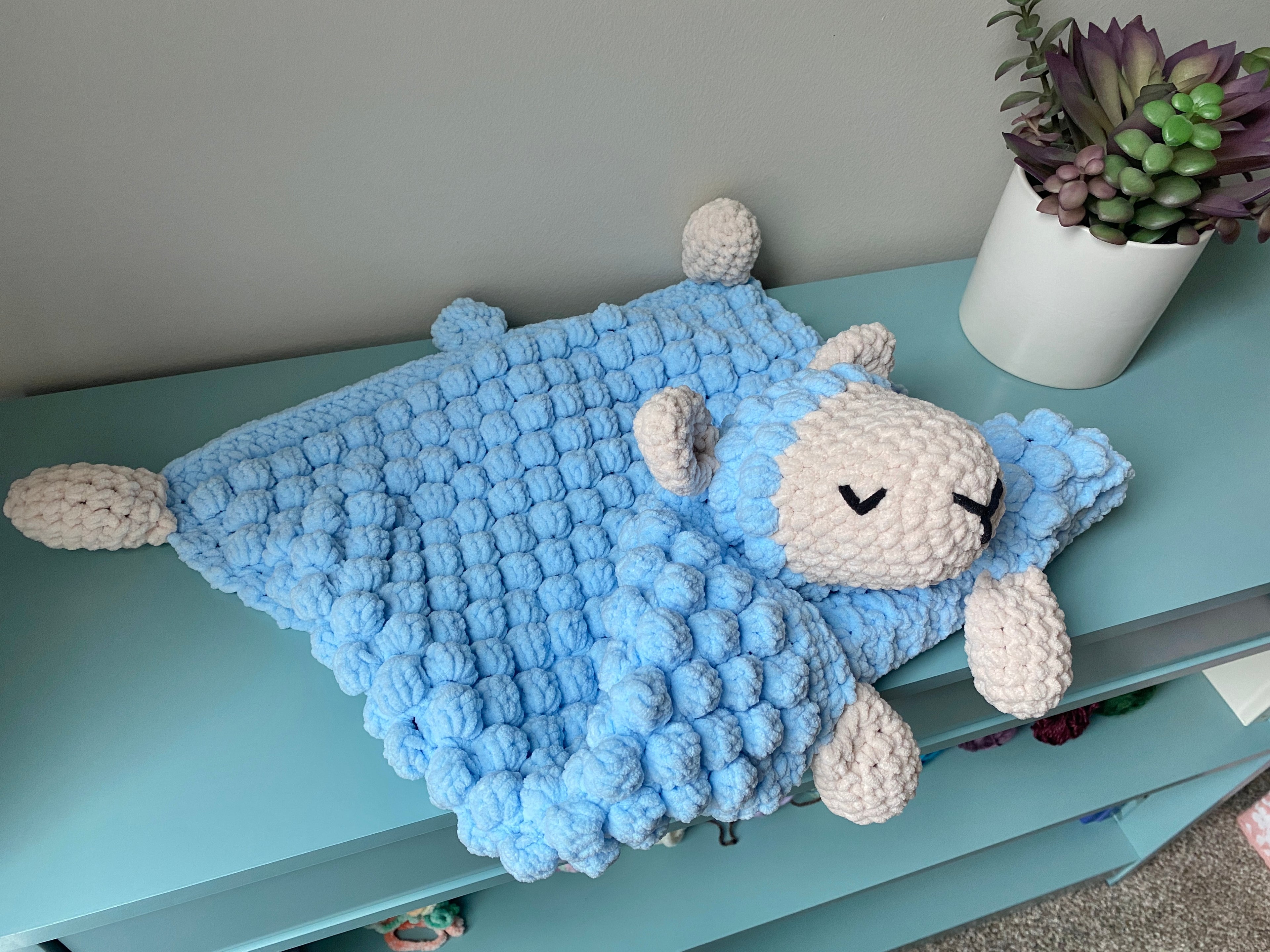 Lamb Baby Blanket