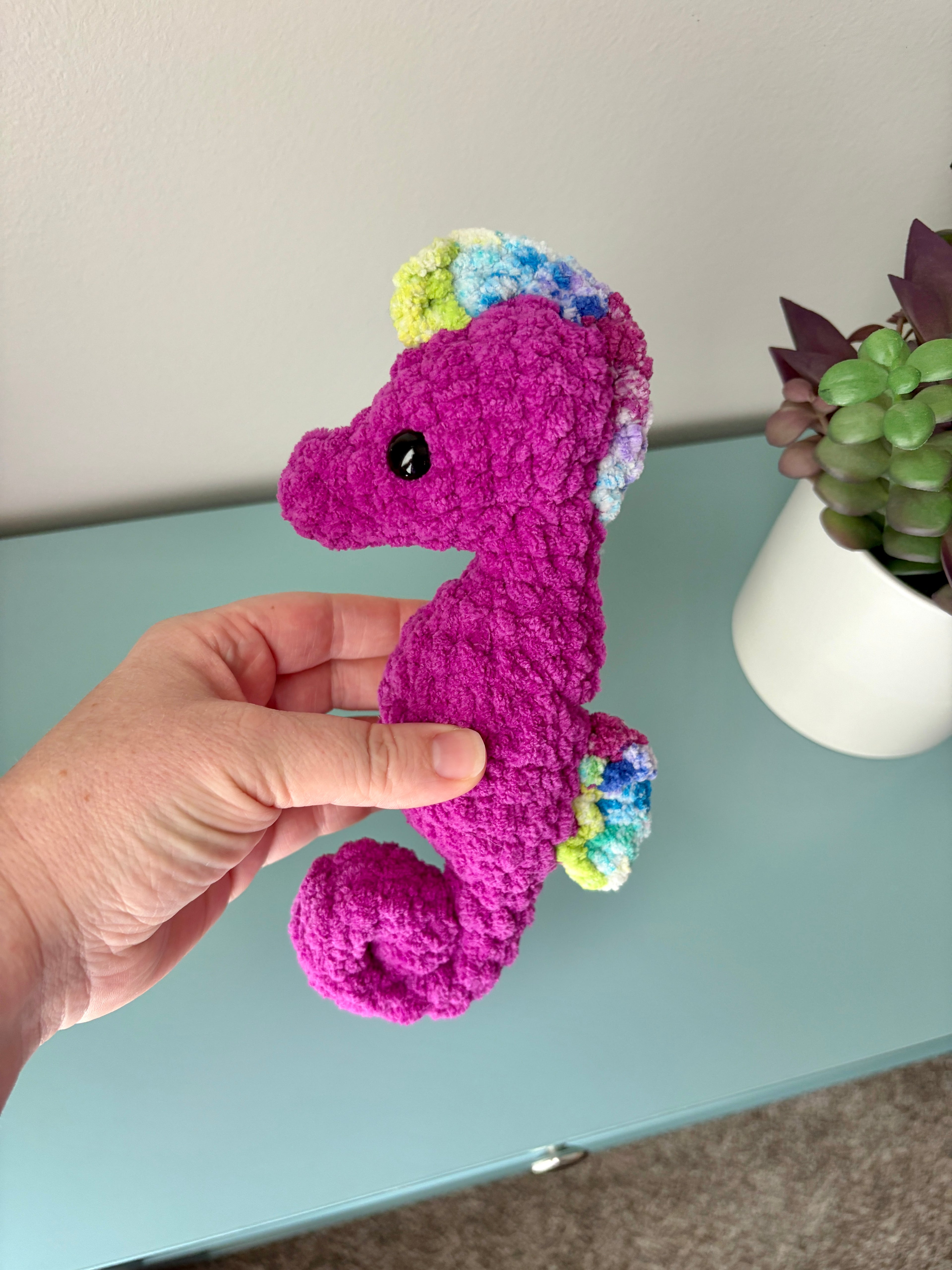 Seahorse Finger Puppet
