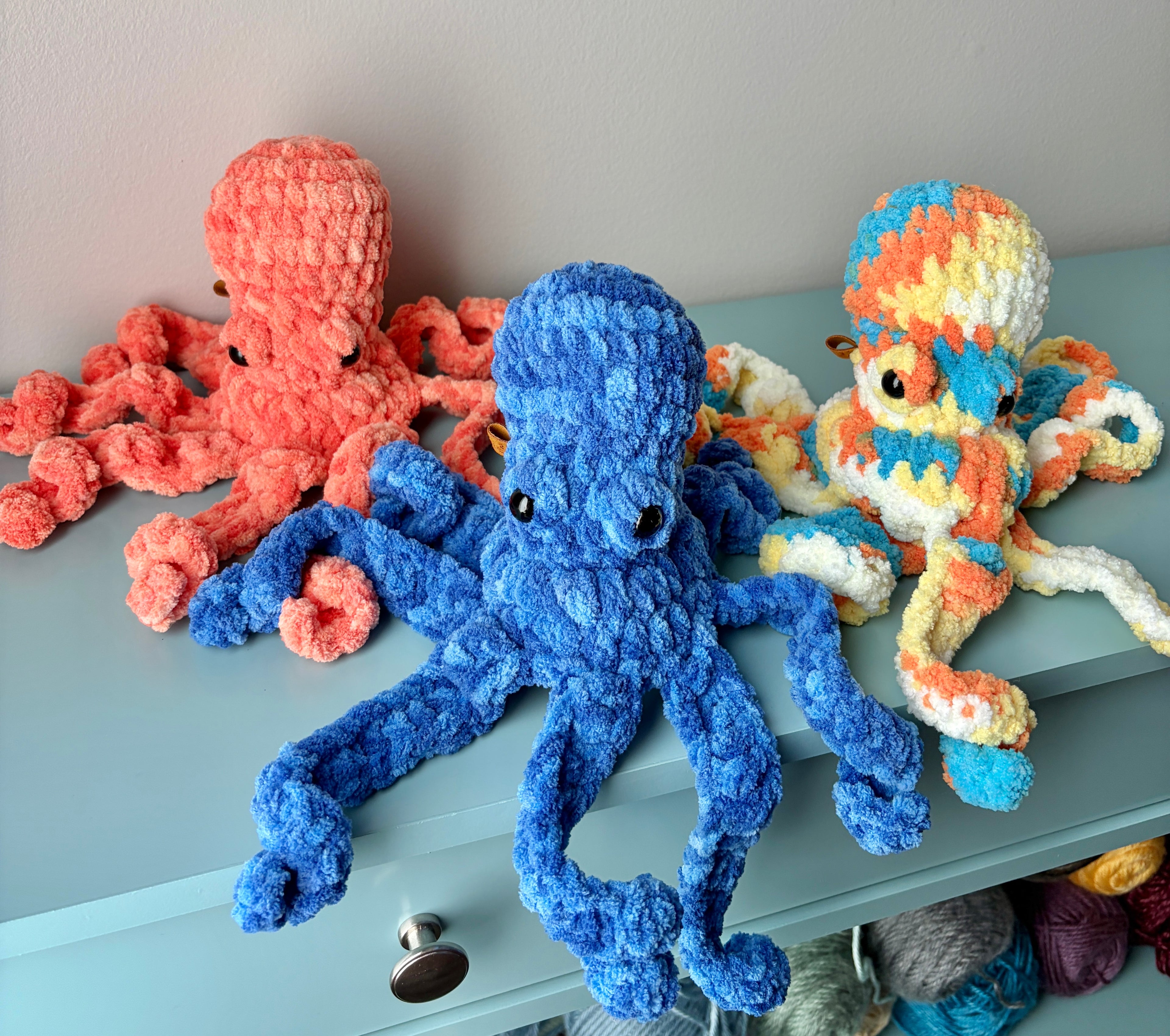 Drift the Octopus Finger Puppet
