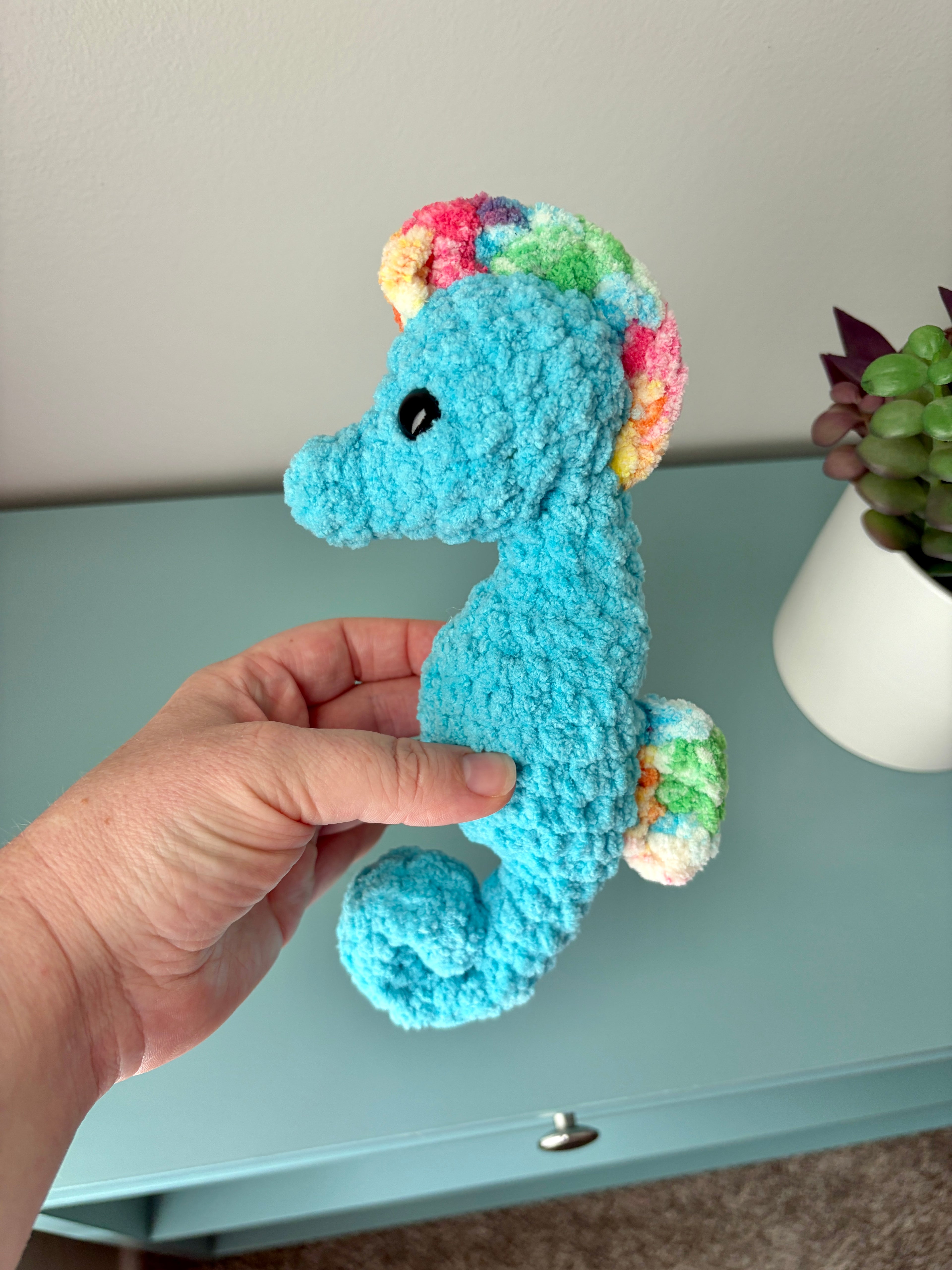 Seahorse Finger Puppet