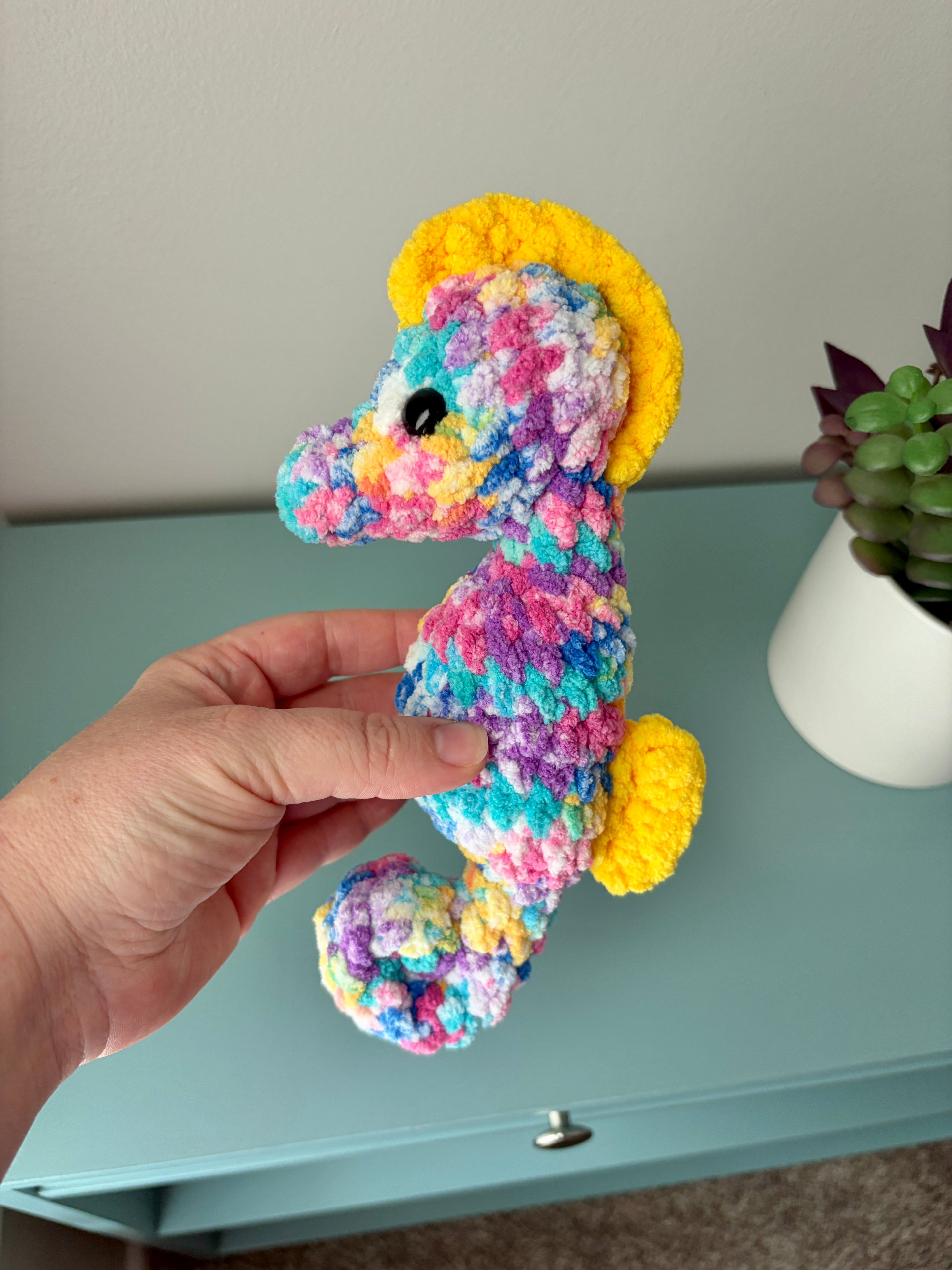 Seahorse Finger Puppet