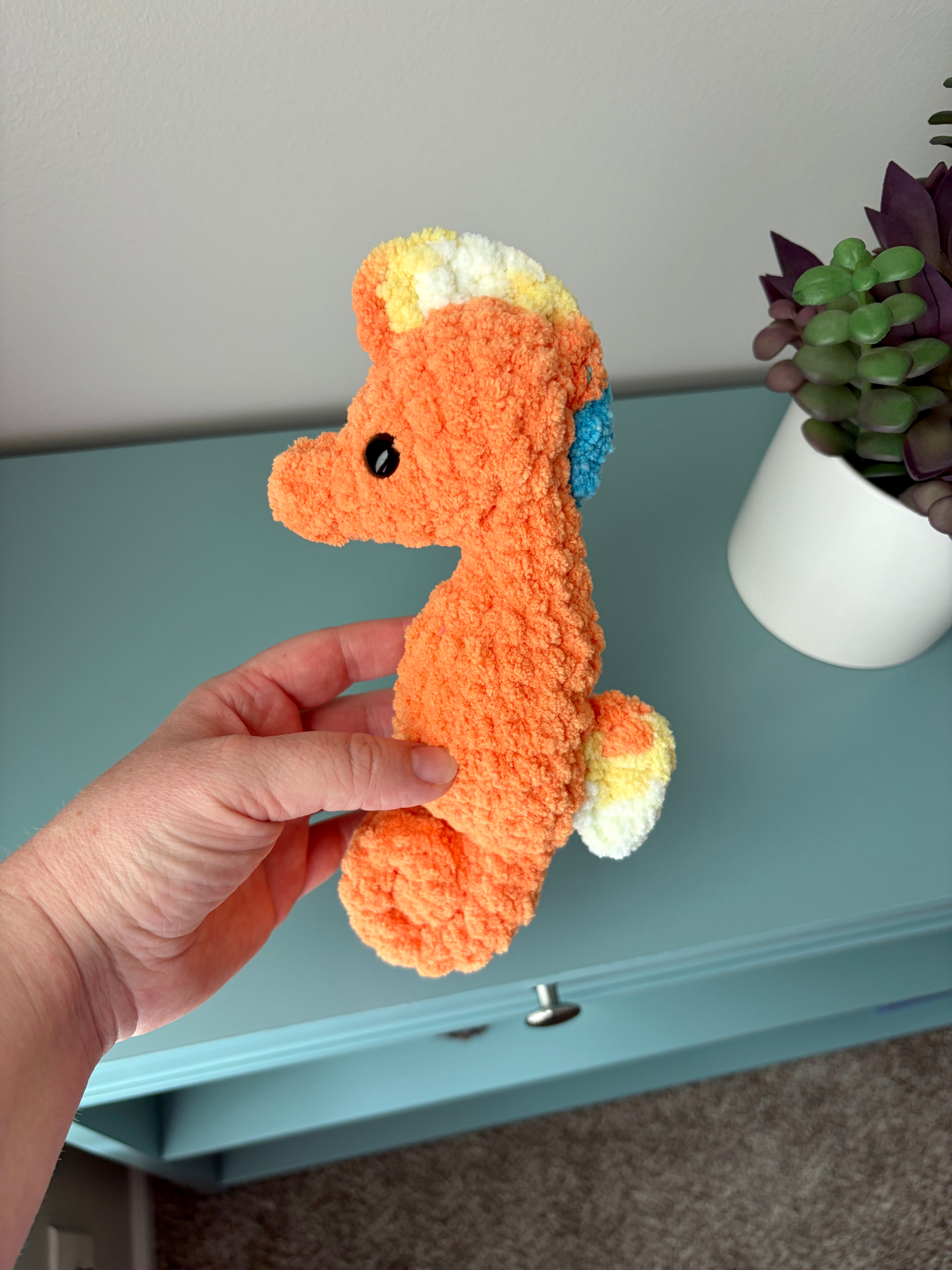 Seahorse Finger Puppet