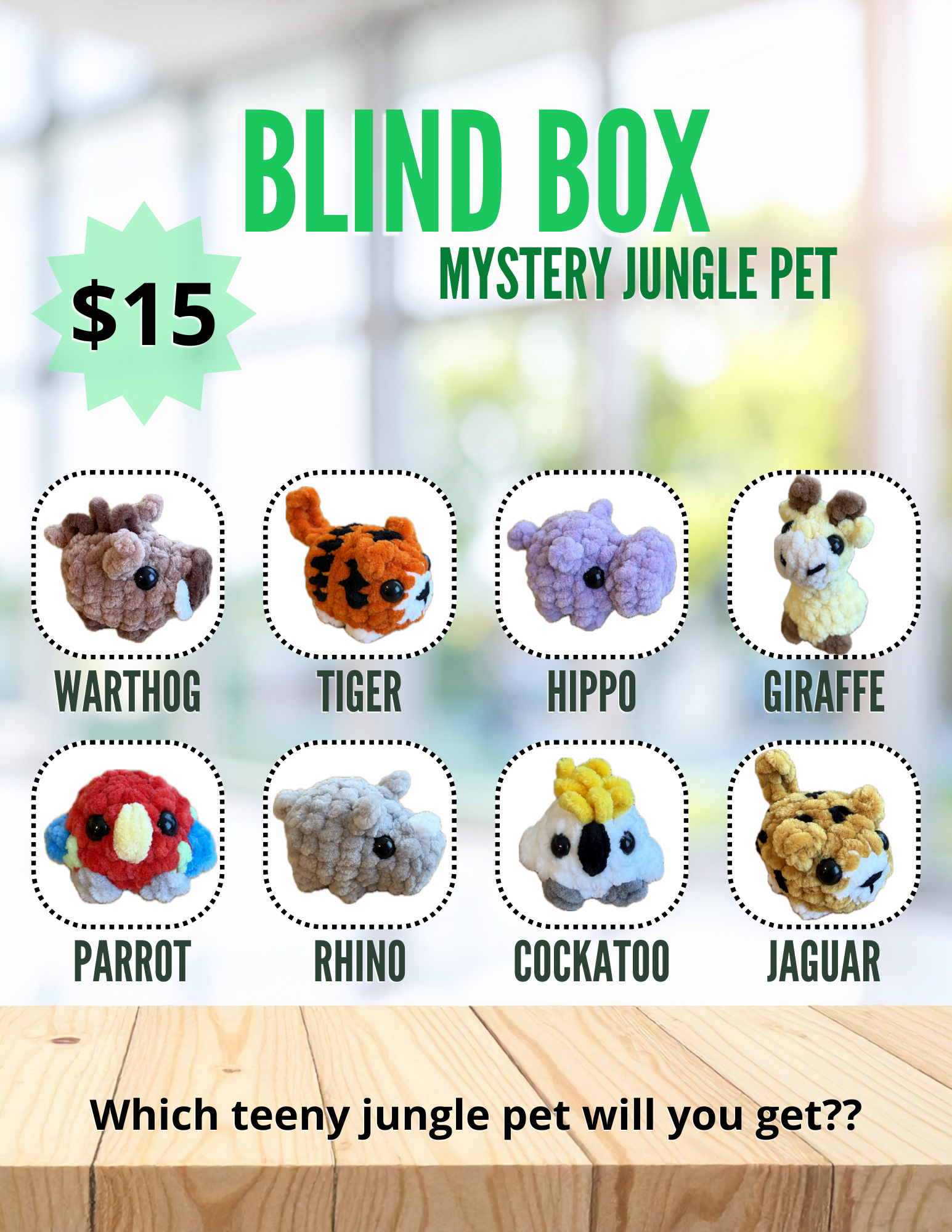 Blind Box - Teeny Jungle Pet