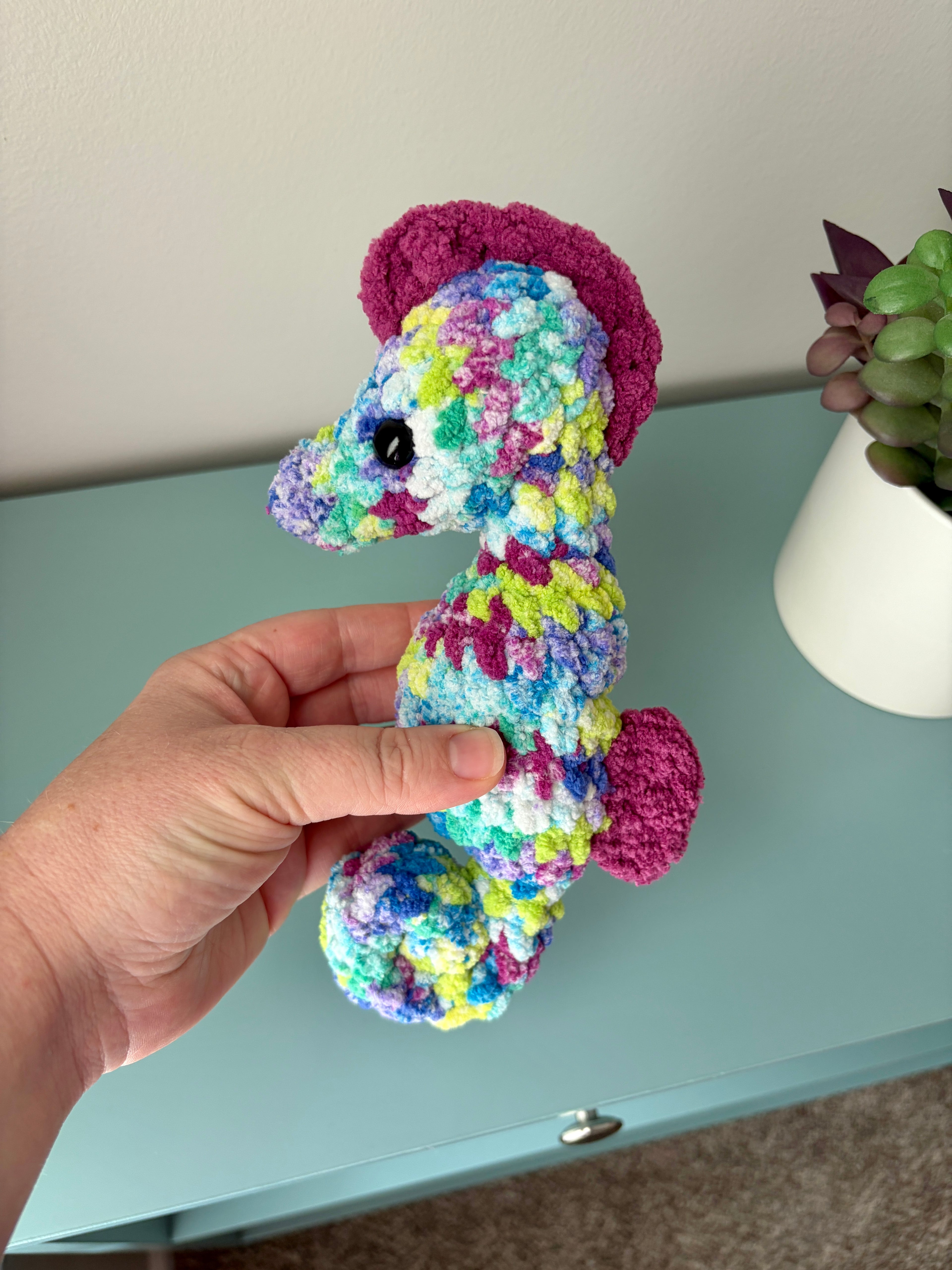 Seahorse Finger Puppet