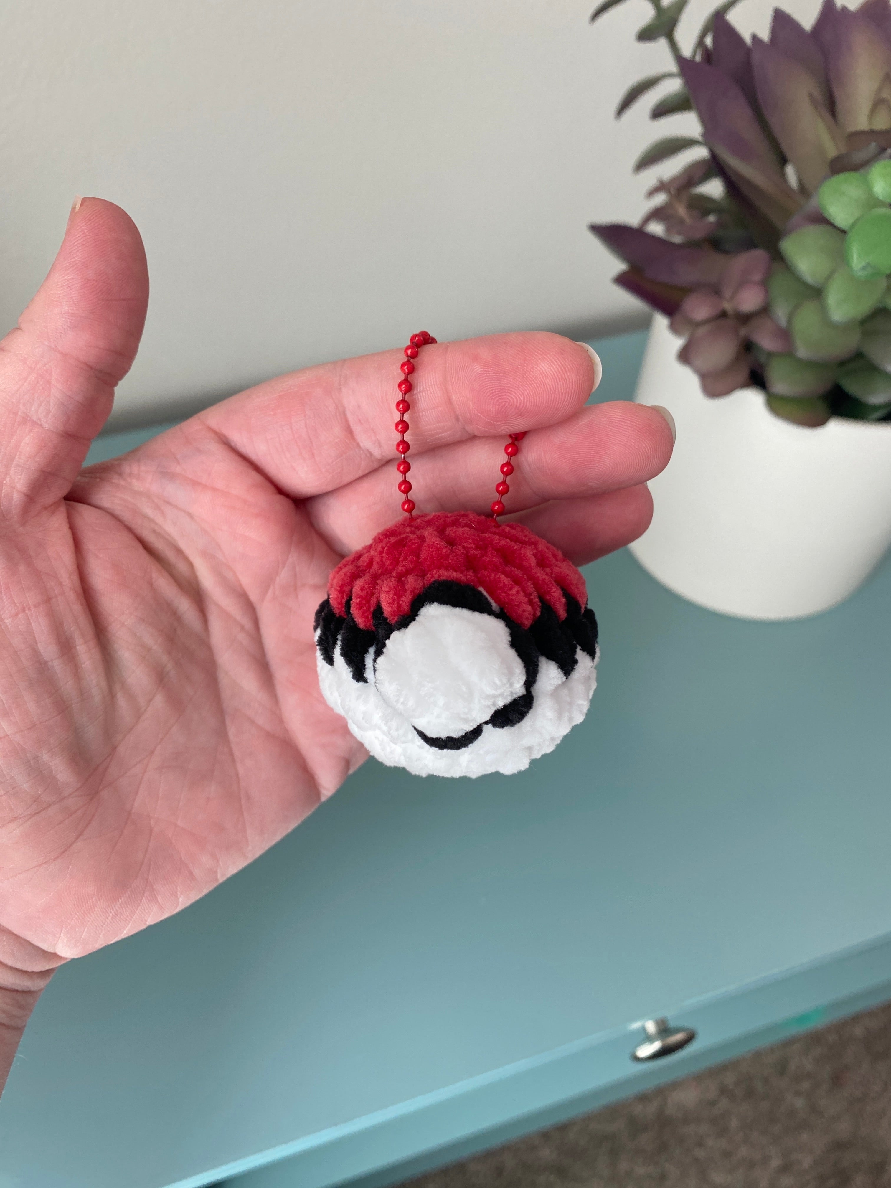 Pokeball Keychain