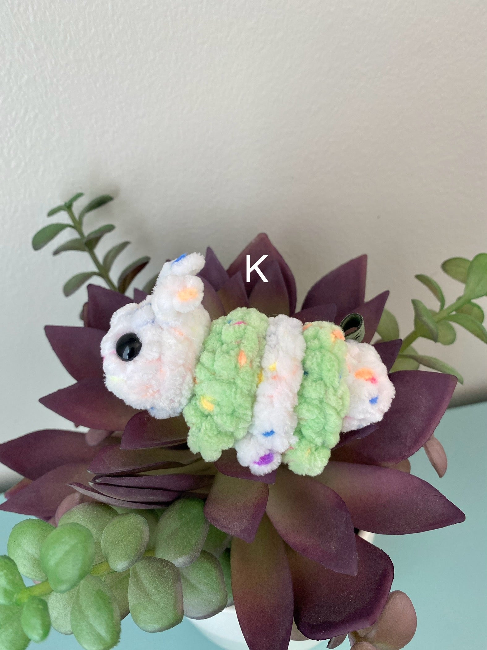 Caterpillar Keychain