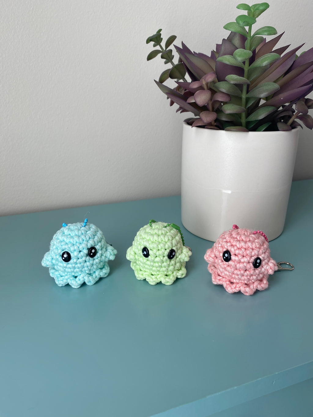 Glow-in-the-dark Ghost Keychain