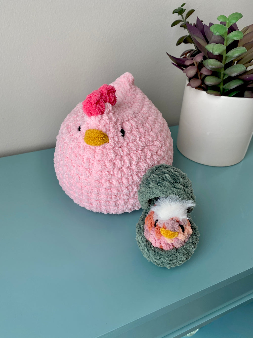 Mama Chicken with Baby