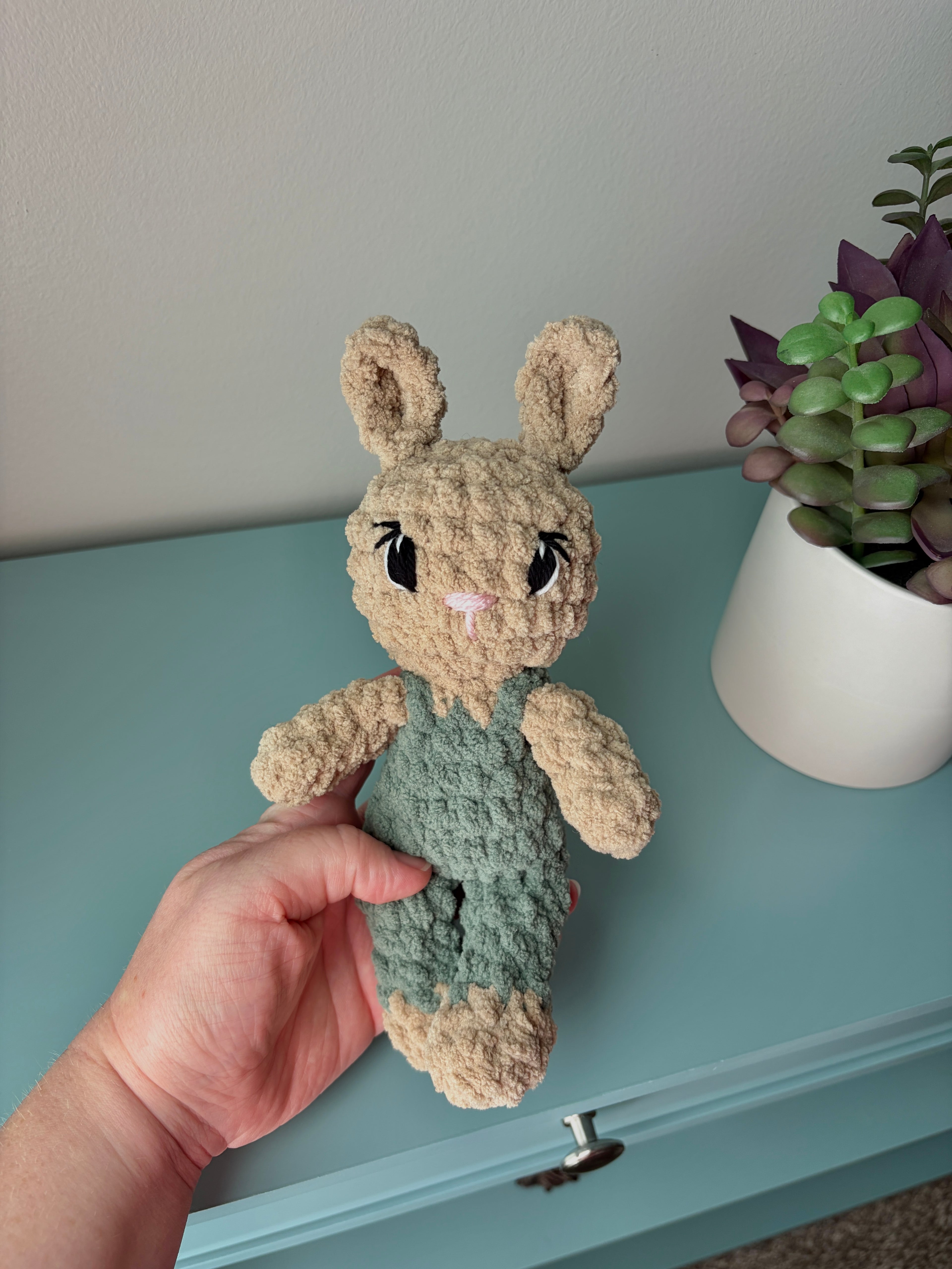 Fable Bunny with overalls