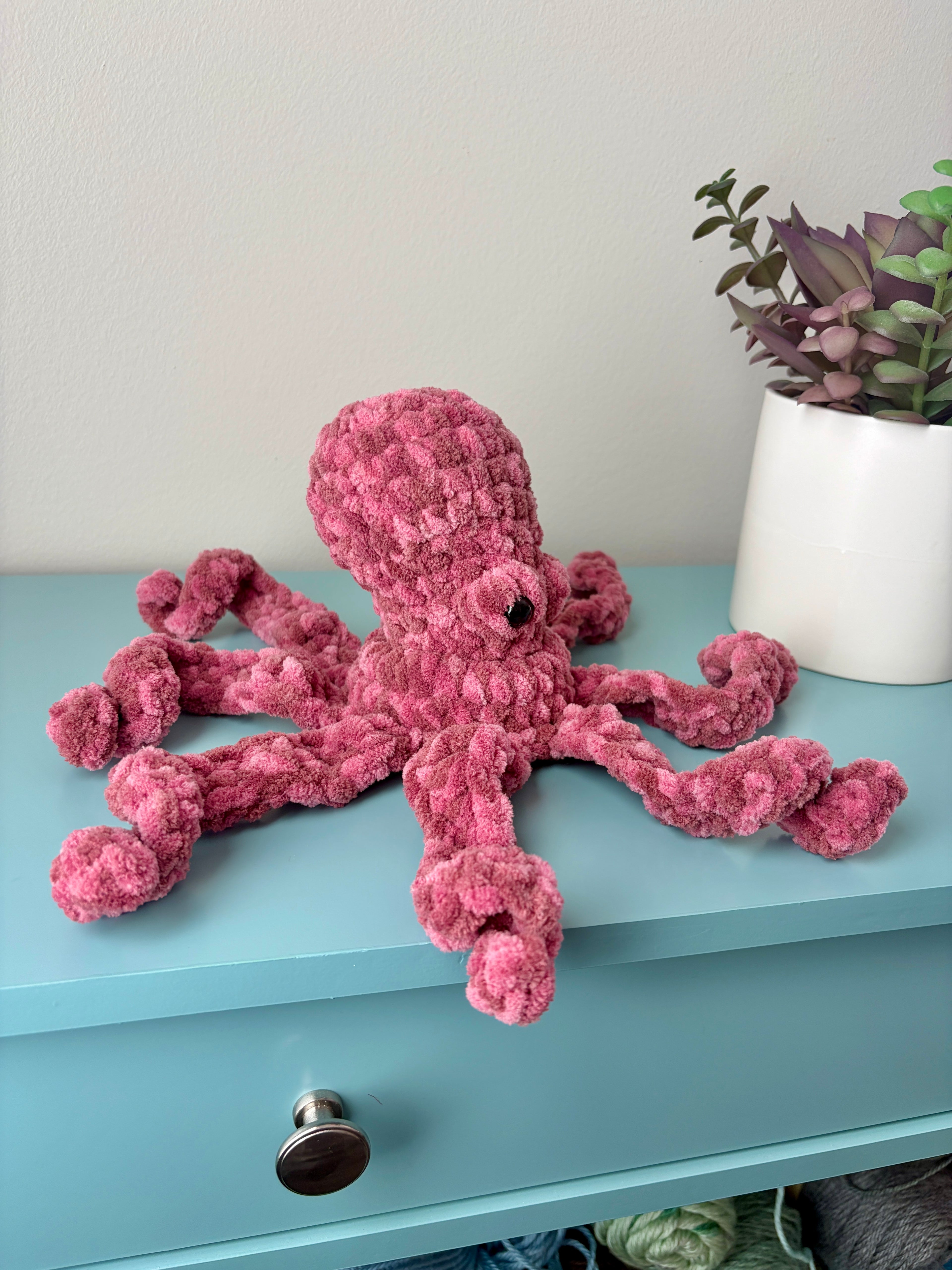 Drift the Octopus Finger Puppet