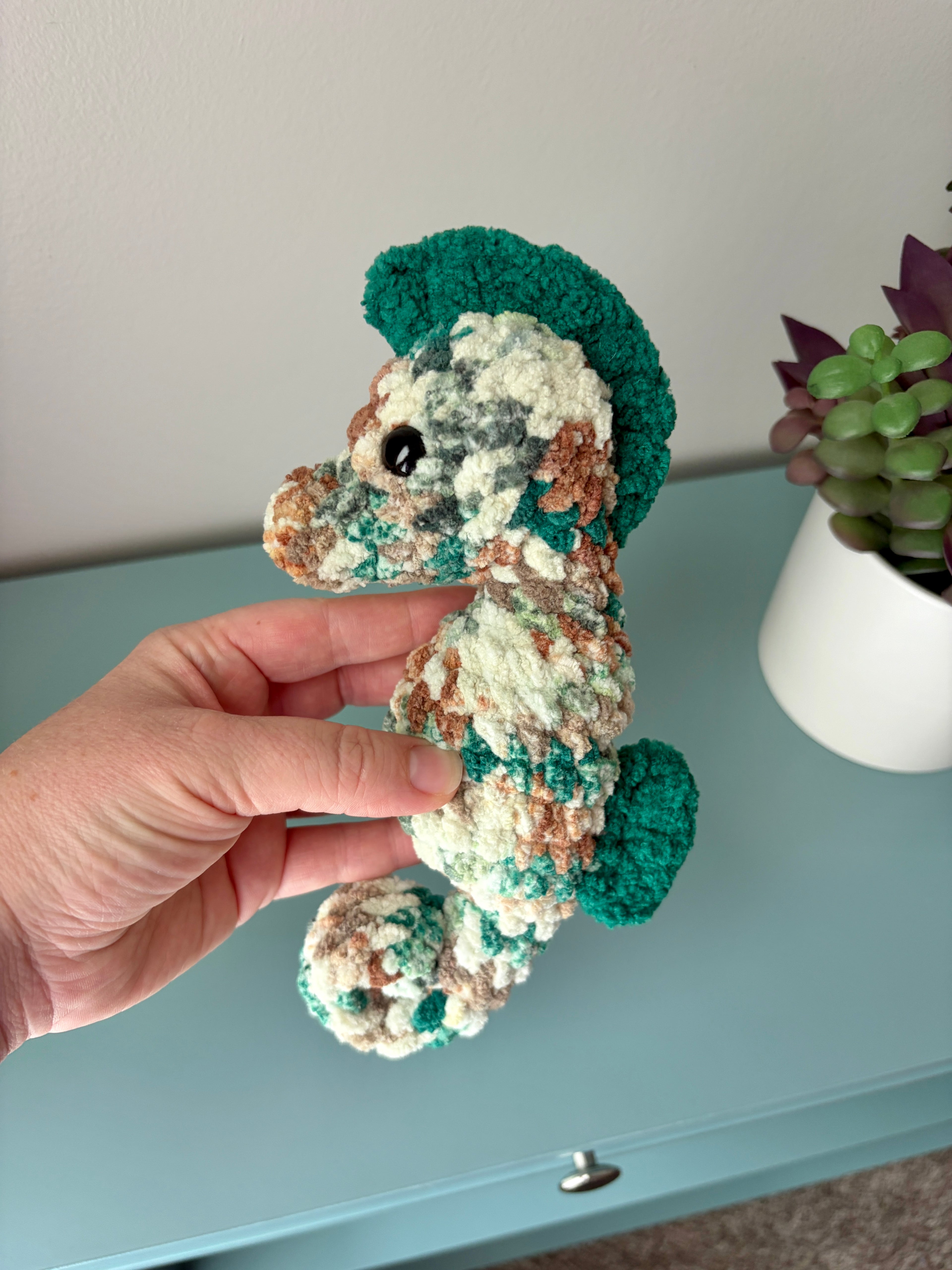 Seahorse Finger Puppet