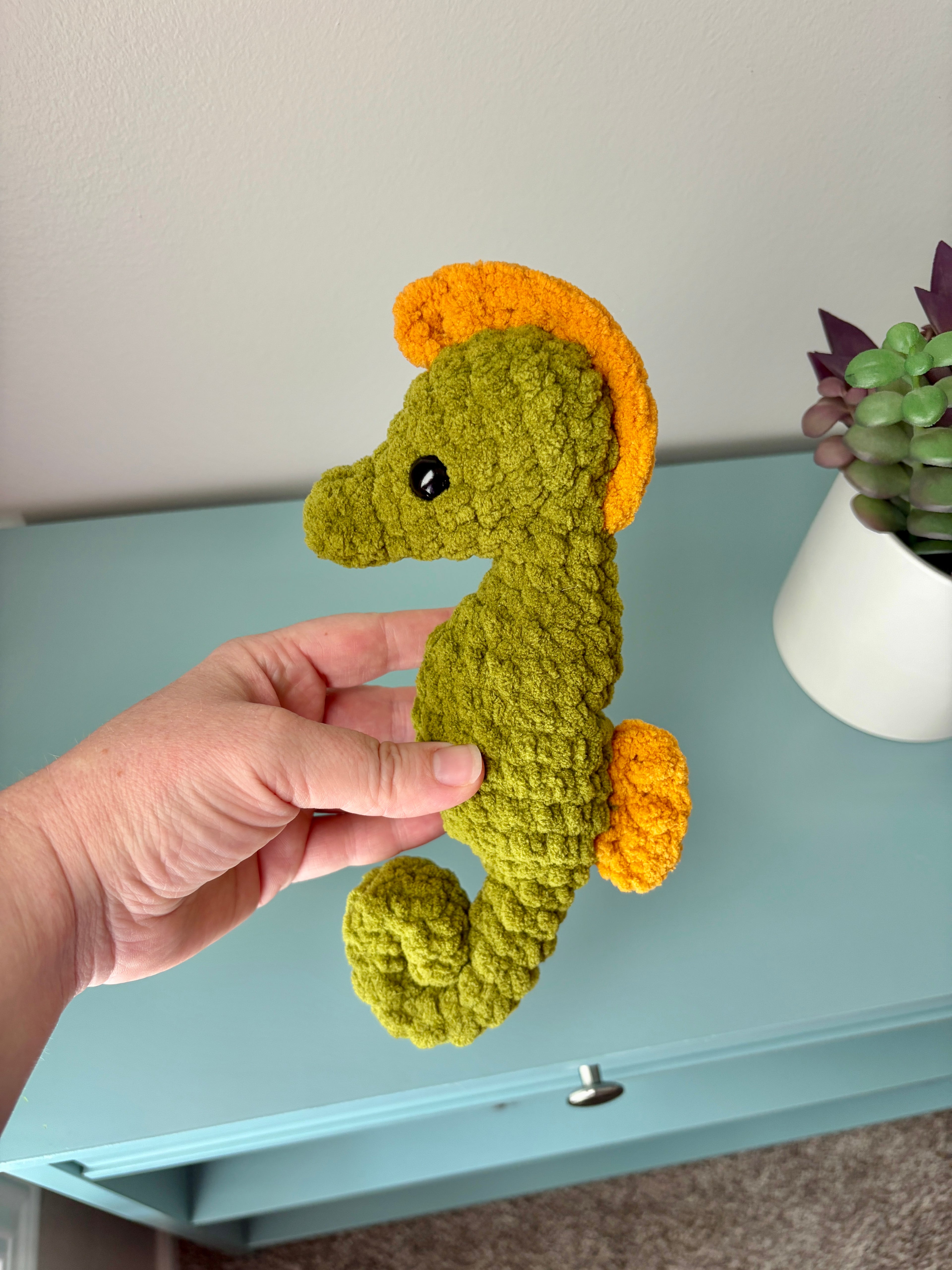 Seahorse Finger Puppet