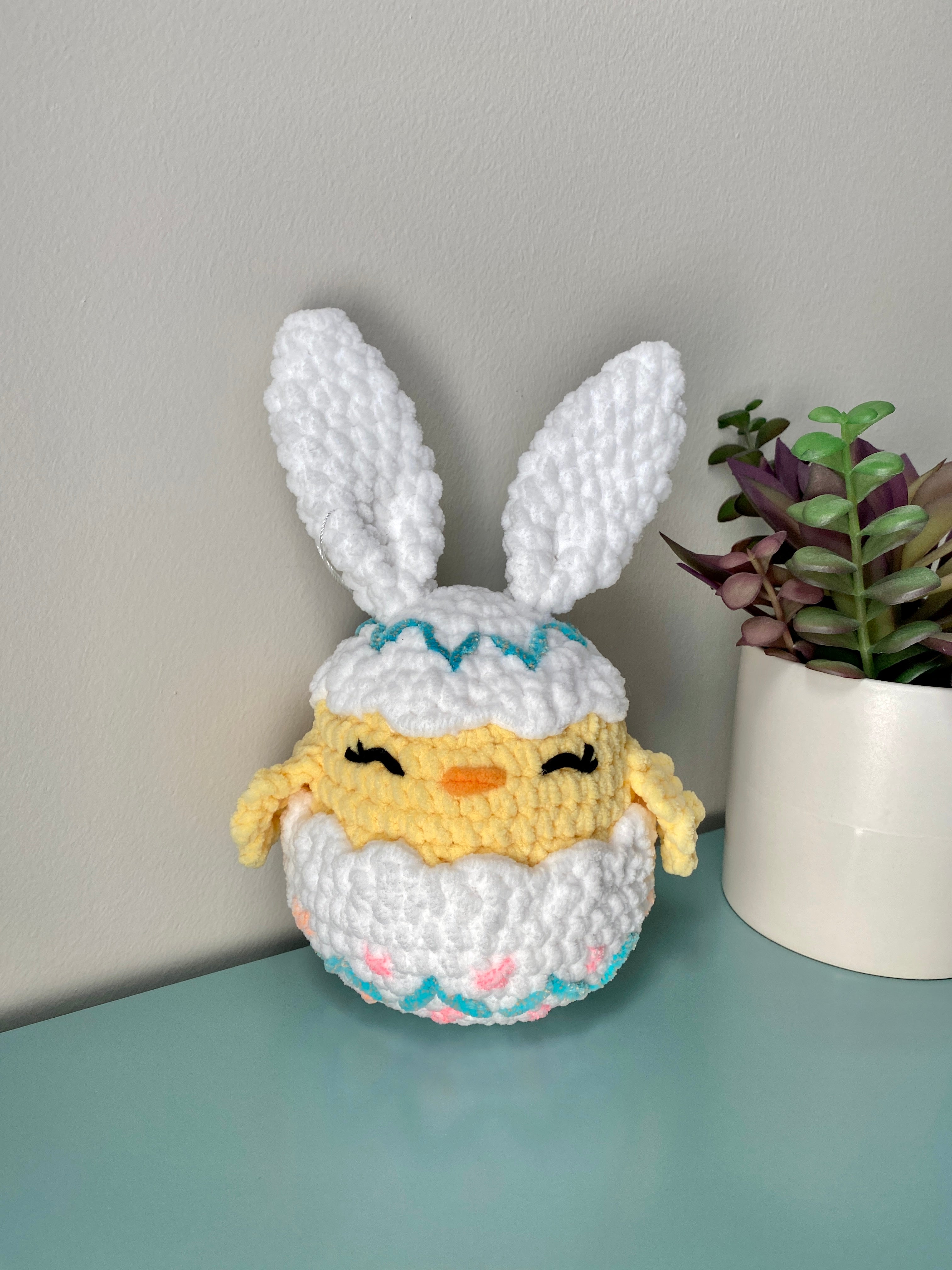 Chick in a Bunny Egg