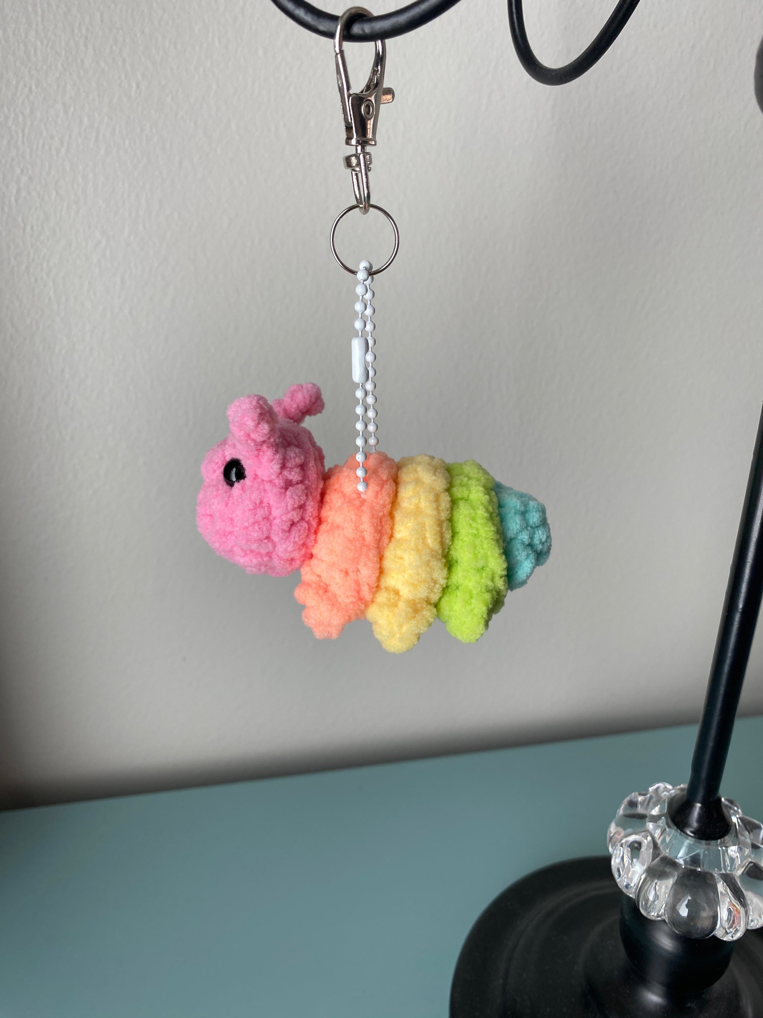 Caterpillar Keychain