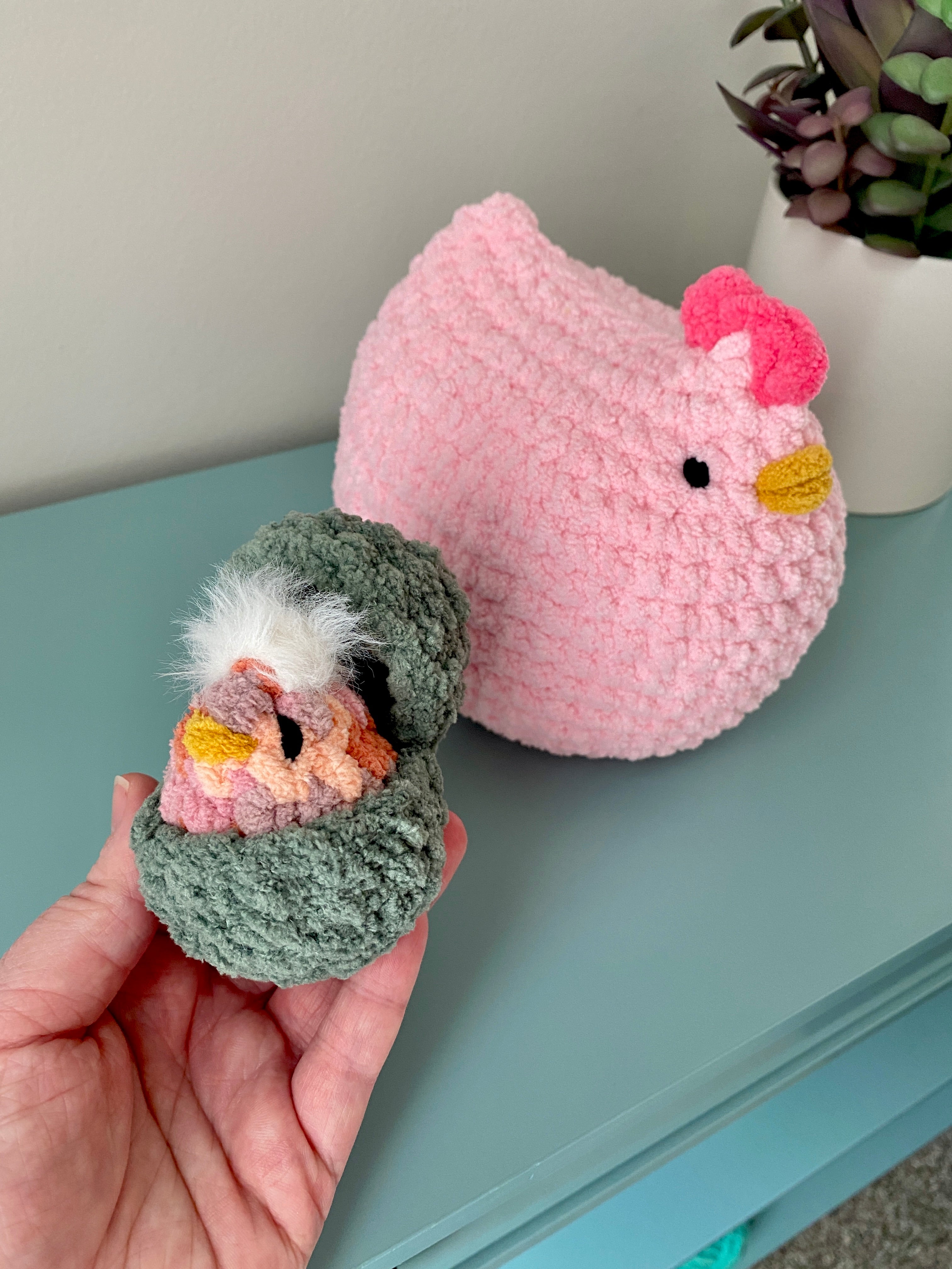 Mama Chicken with Baby