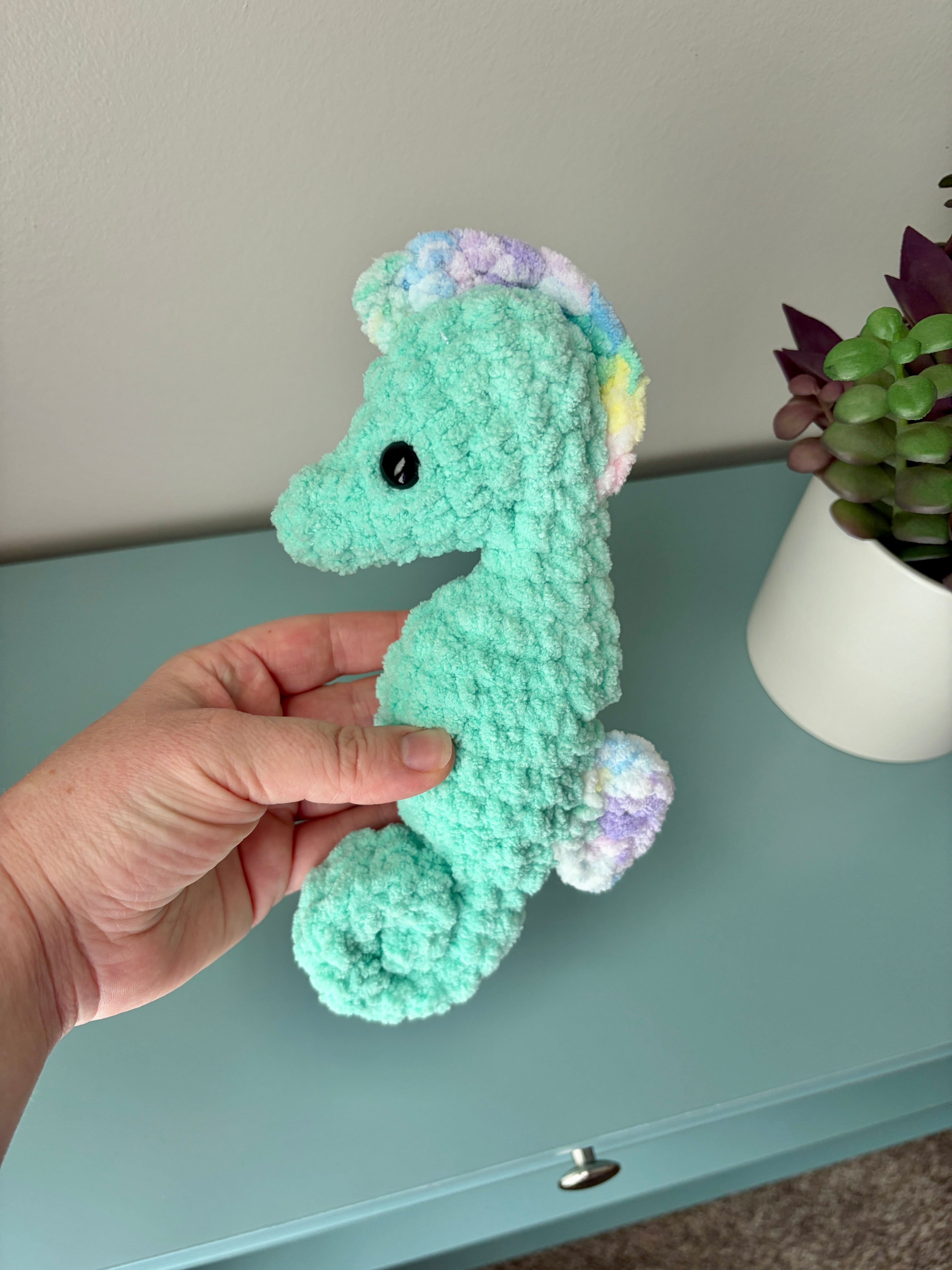 Seahorse Finger Puppet