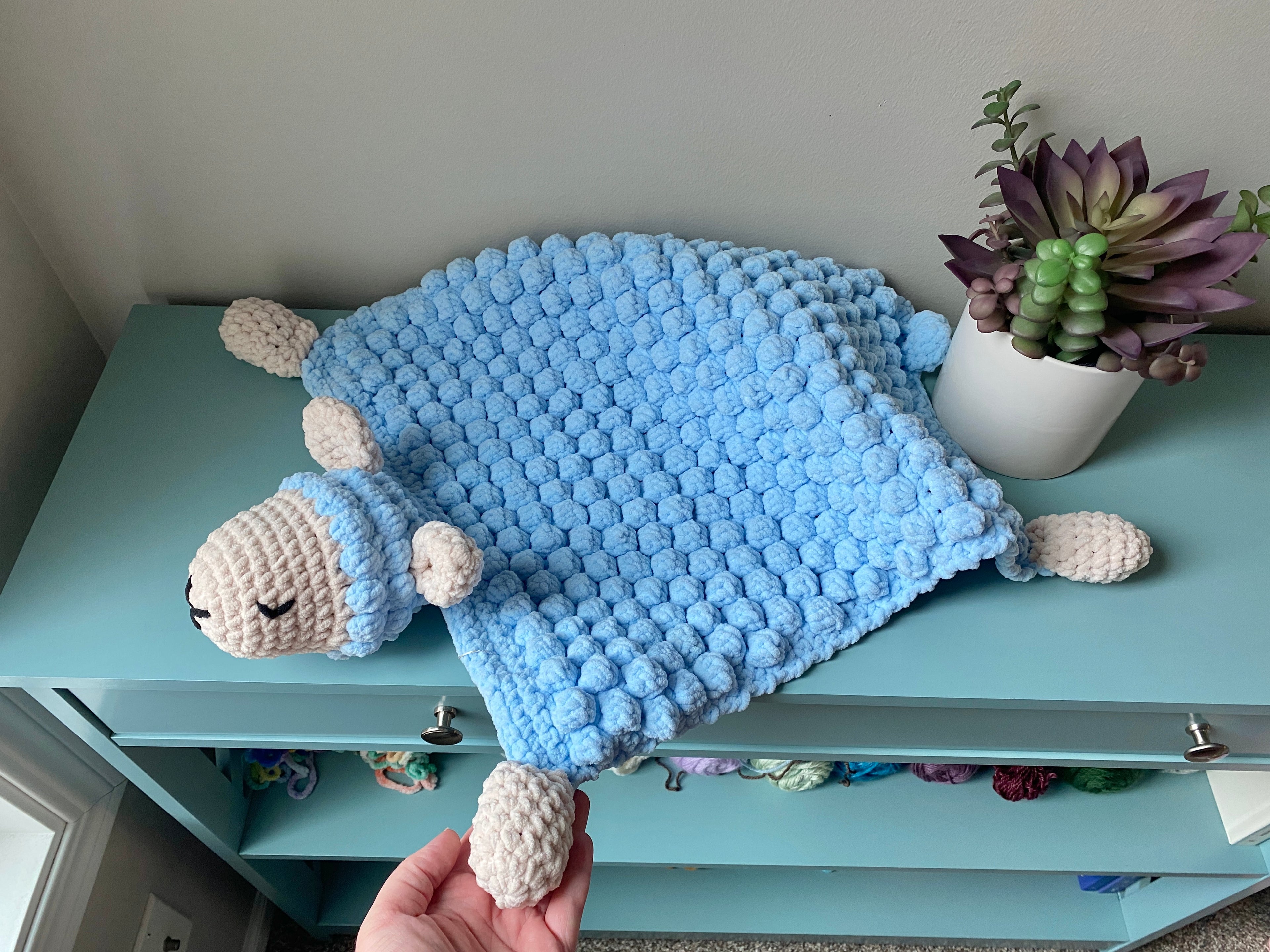 Lamb Baby Blanket