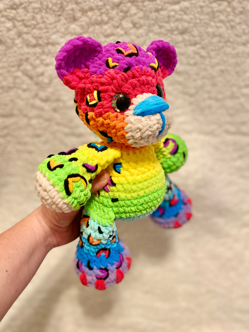 Charlie Girl the Rainbow Cheetah
